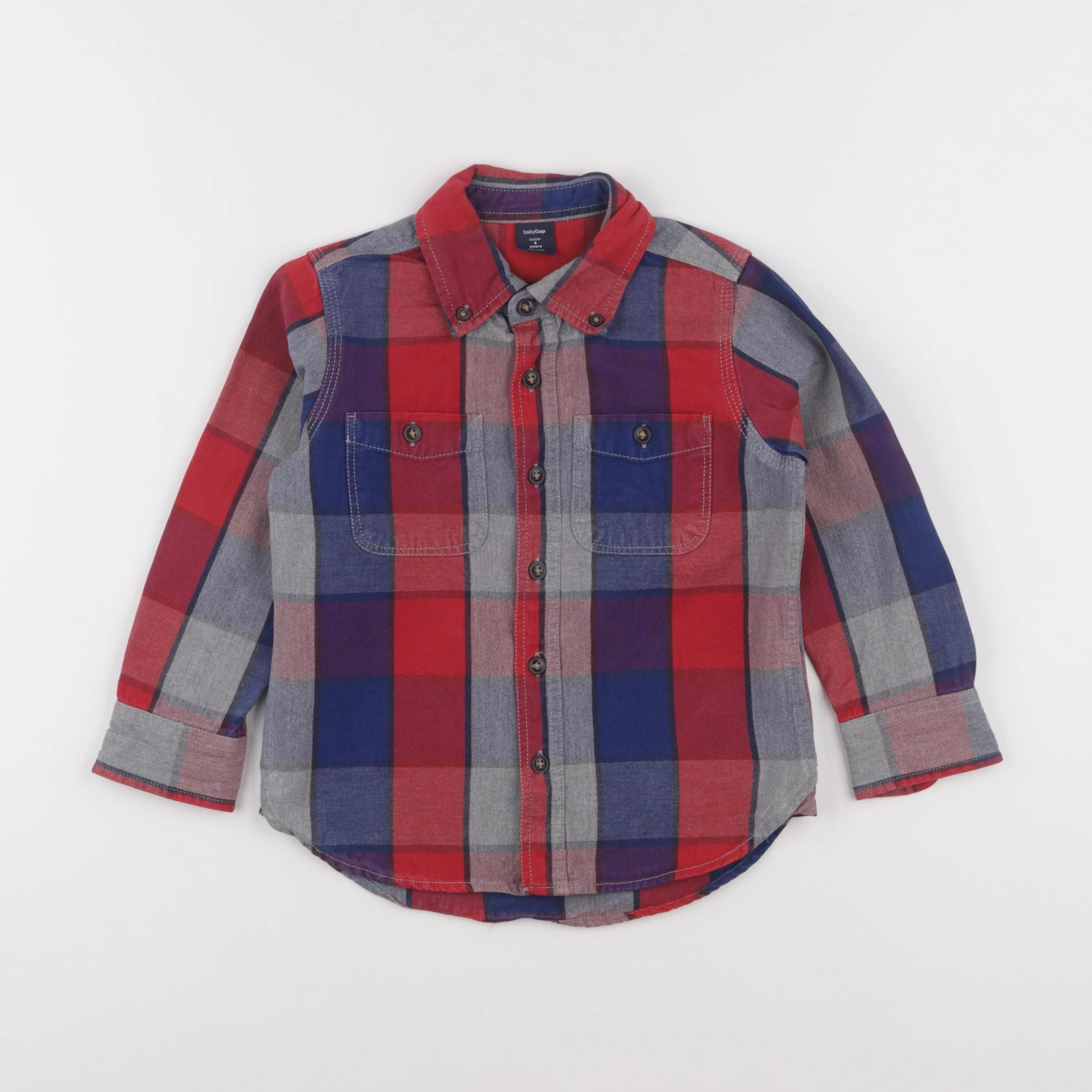 GAP - chemise rouge - 4 ans