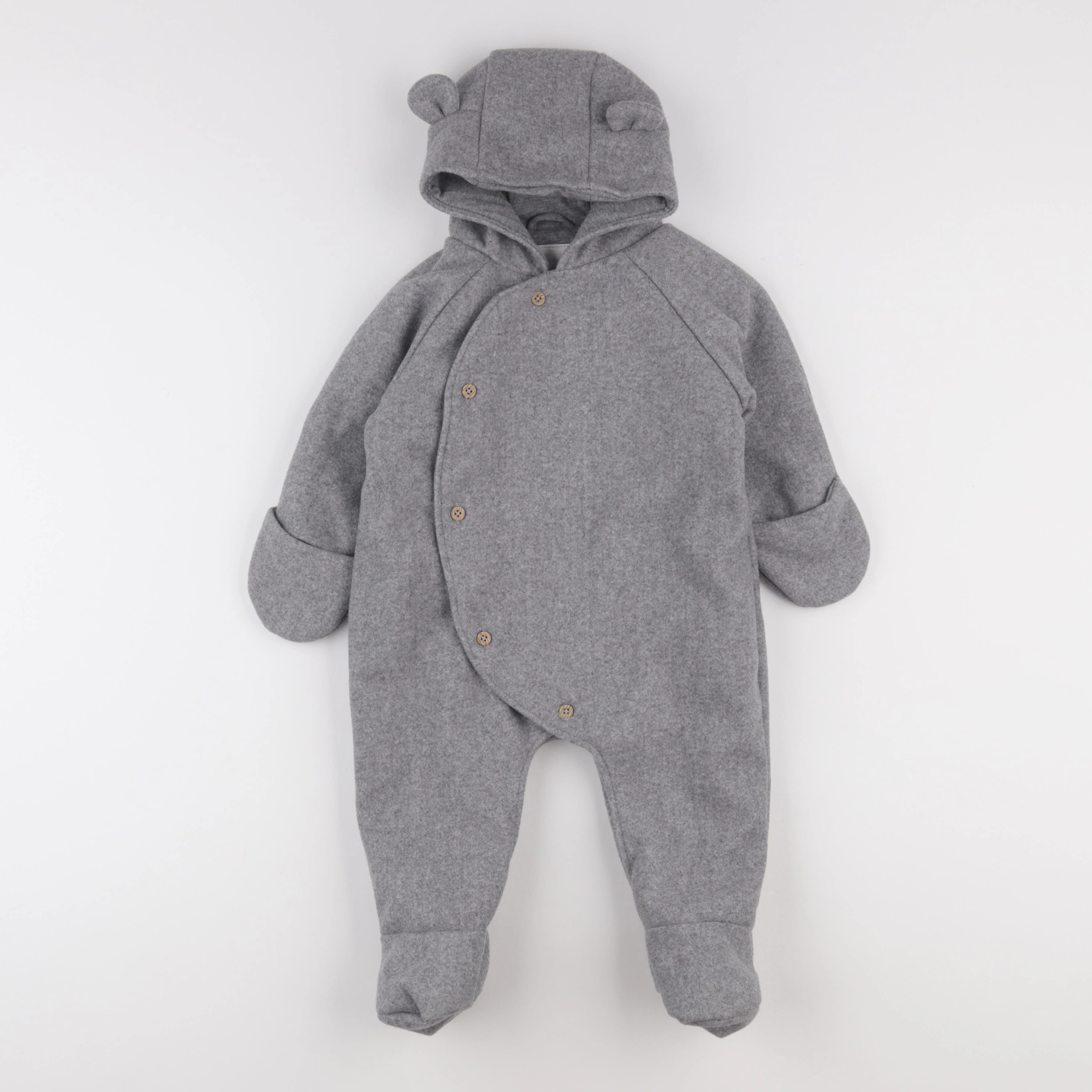 Vertbaudet - combi-pilote gris - 12 mois