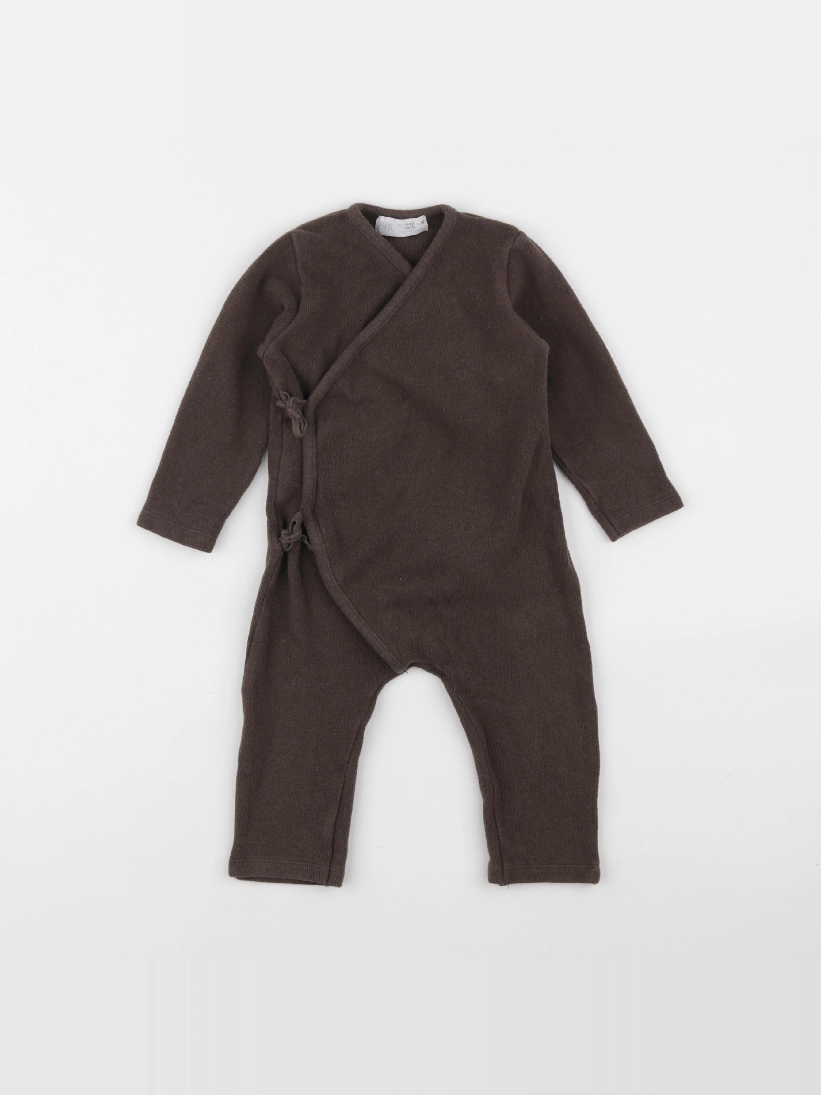 Zara - sur-pyjama marron - 9/12 mois