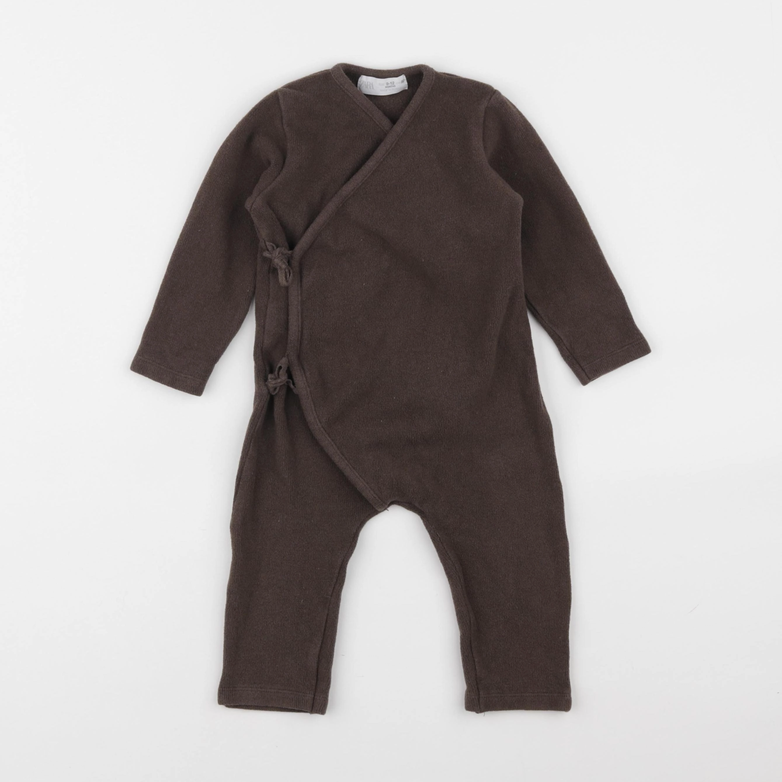 Zara - sur-pyjama marron - 9/12 mois
