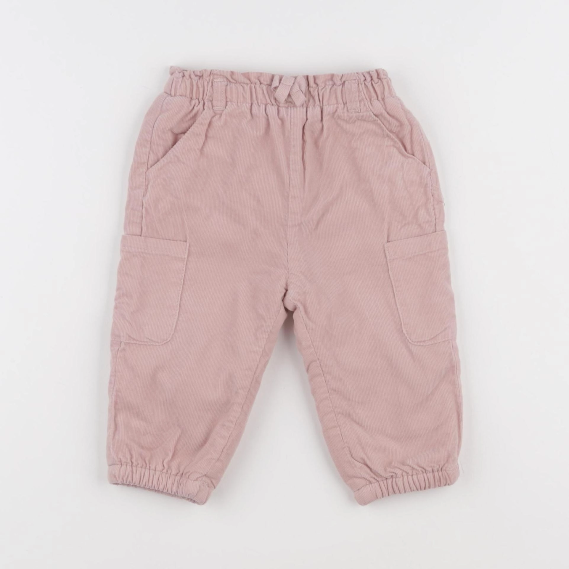 Vertbaudet - pantalon rose - 12 mois