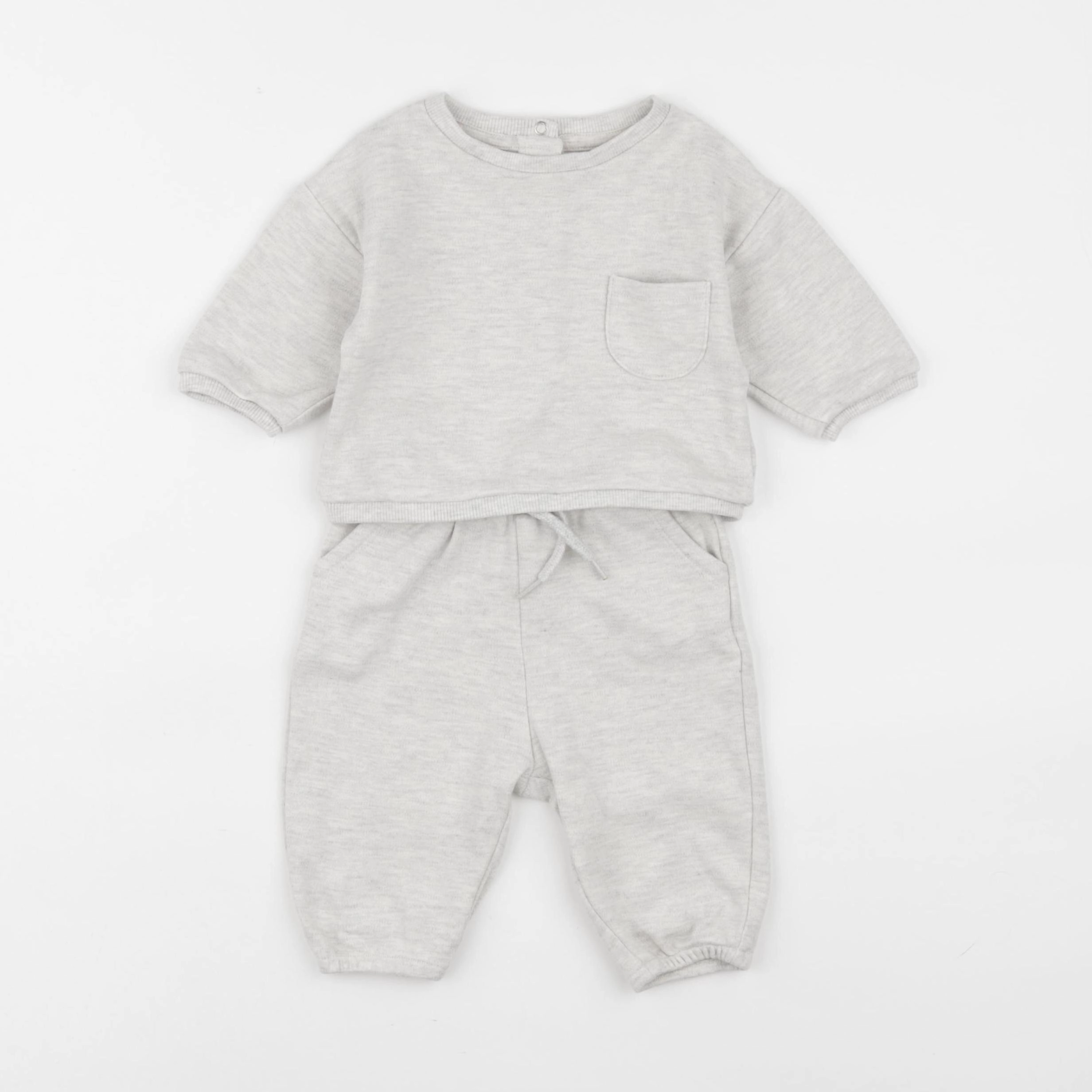 Vertbaudet - ensemble gris - 3 mois