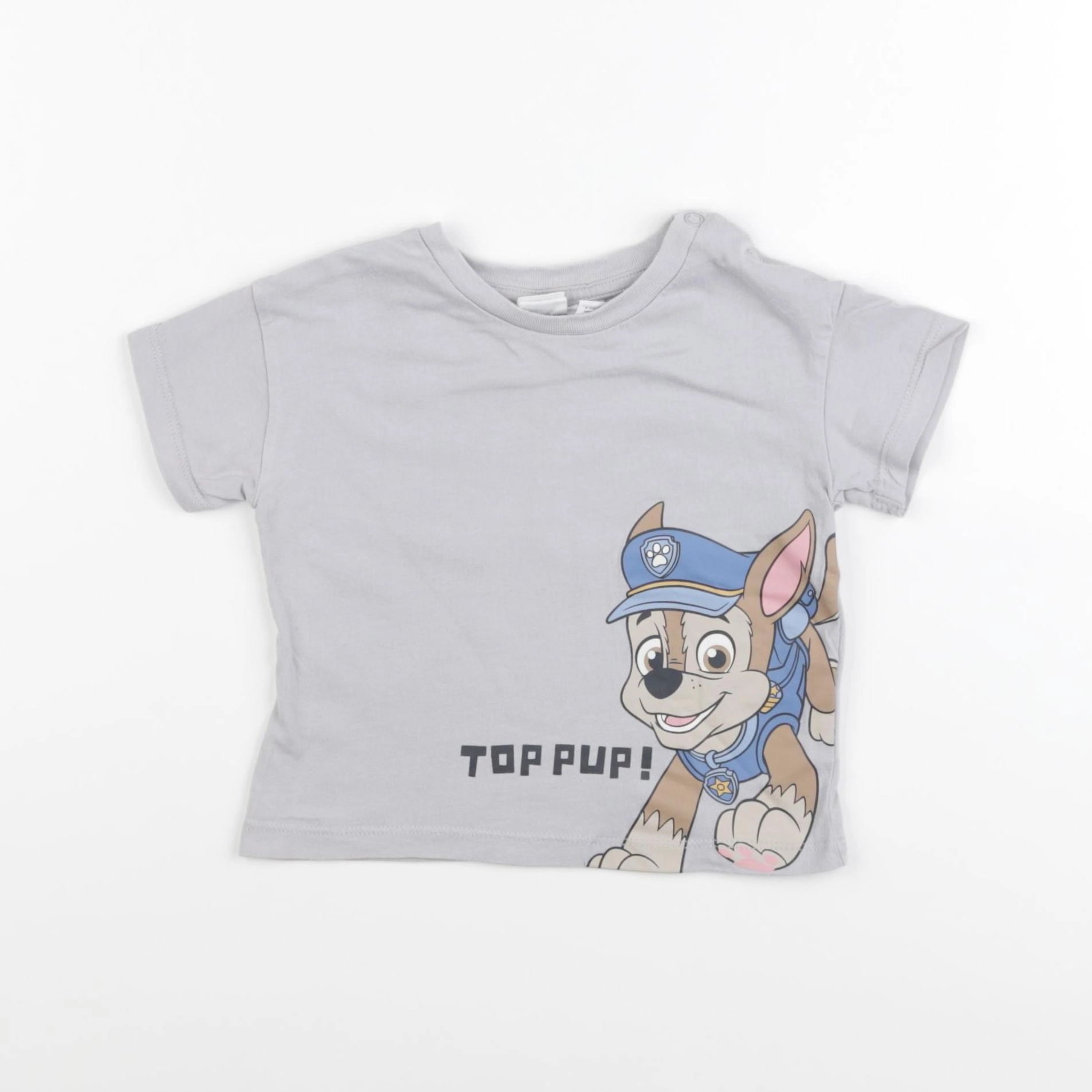 H&M - tee-shirt gris - 6/9 mois