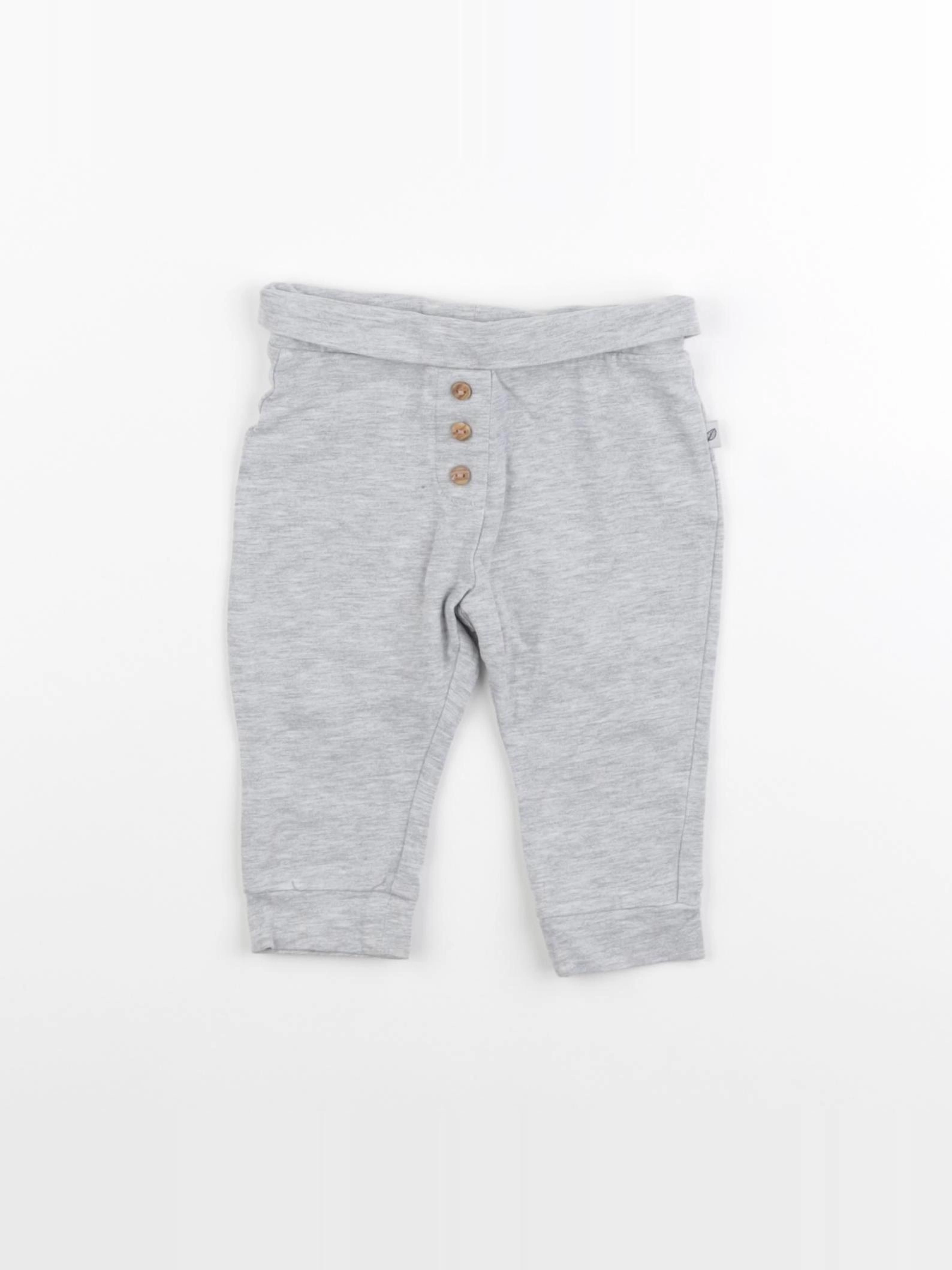 Vertbaudet - legging gris - 6 mois