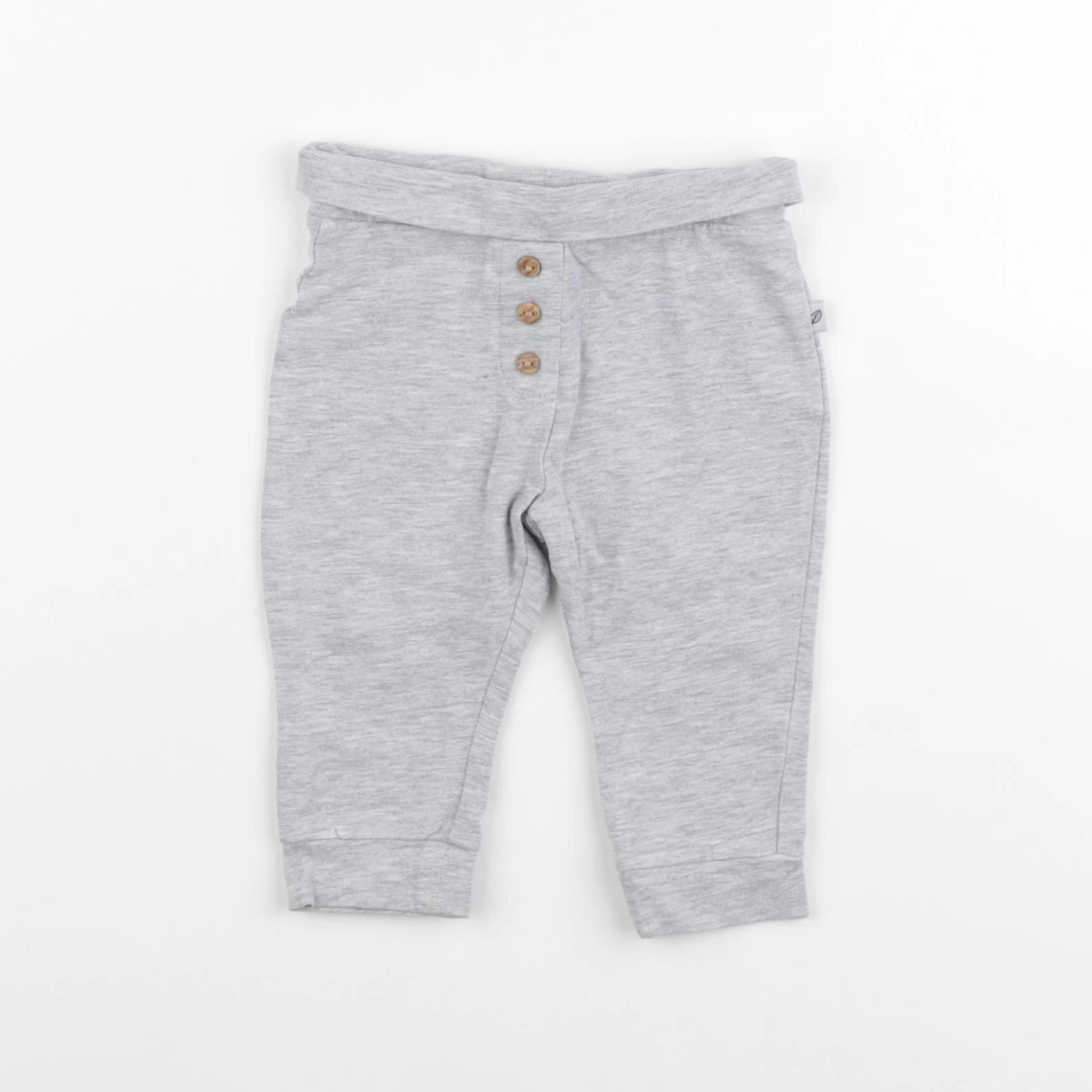 Vertbaudet - legging gris - 6 mois