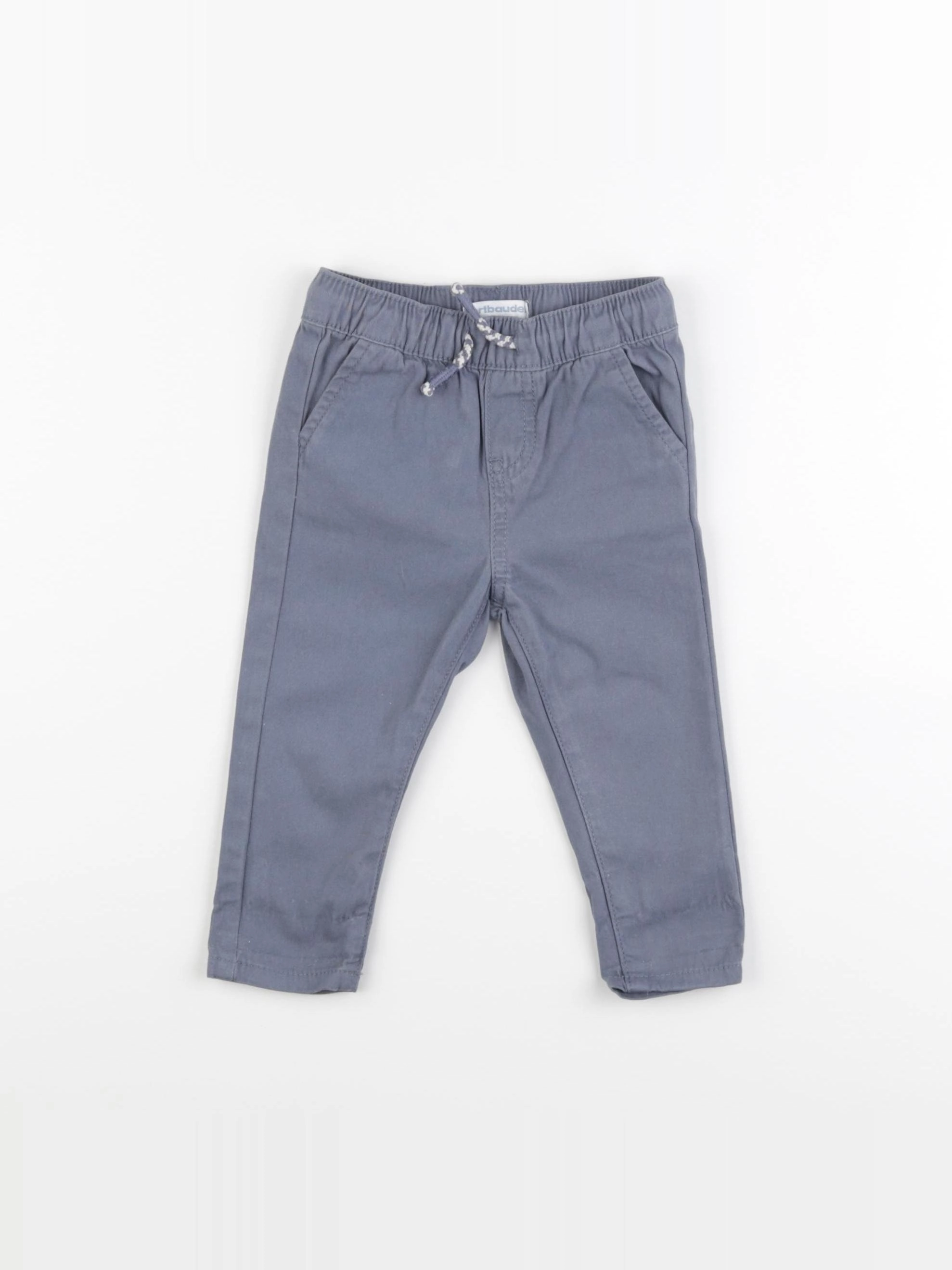 Vertbaudet - pantalon gris - 6 mois