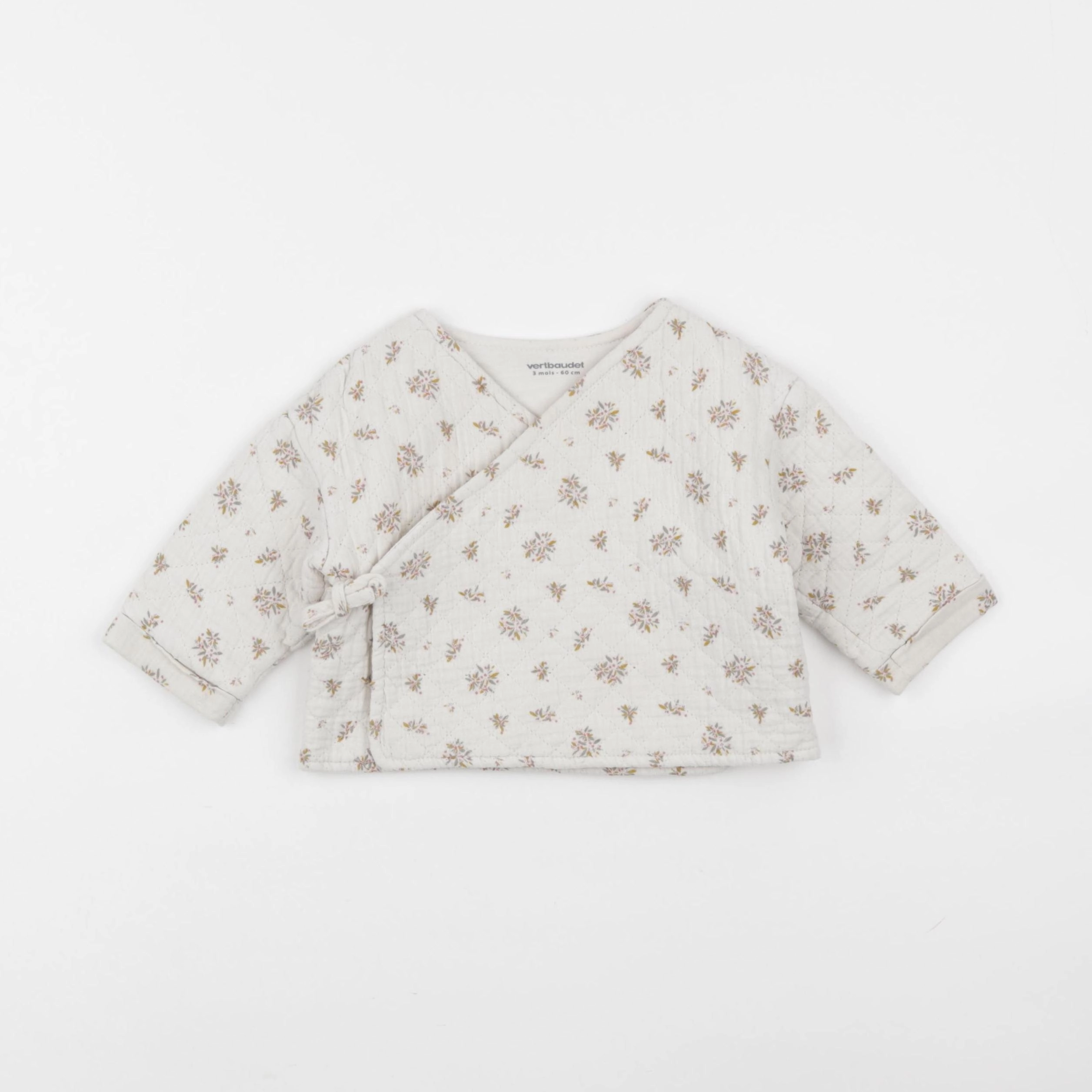 Vertbaudet - veste beige - 3 mois