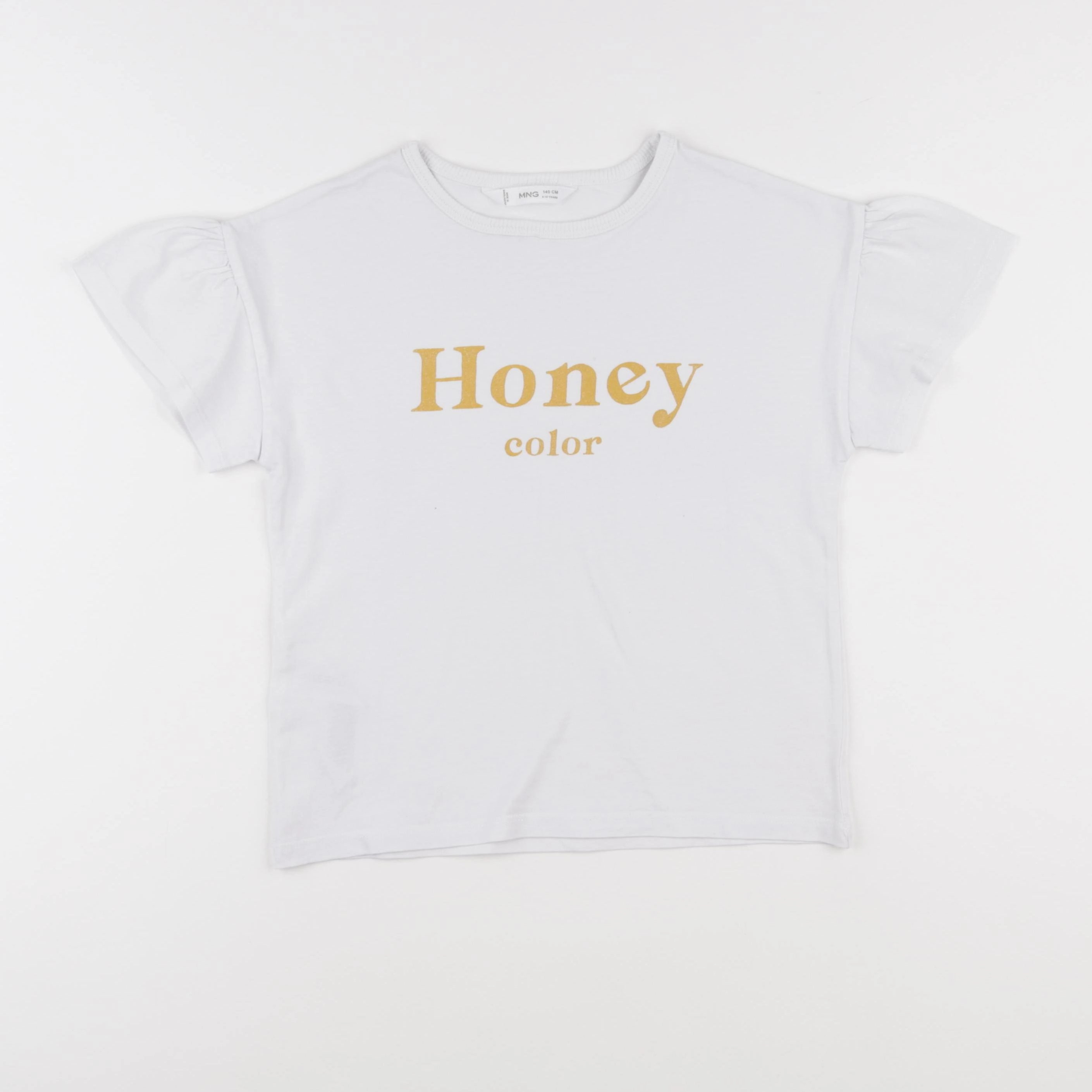 Mango - tee-shirt blanc - 9/10 ans