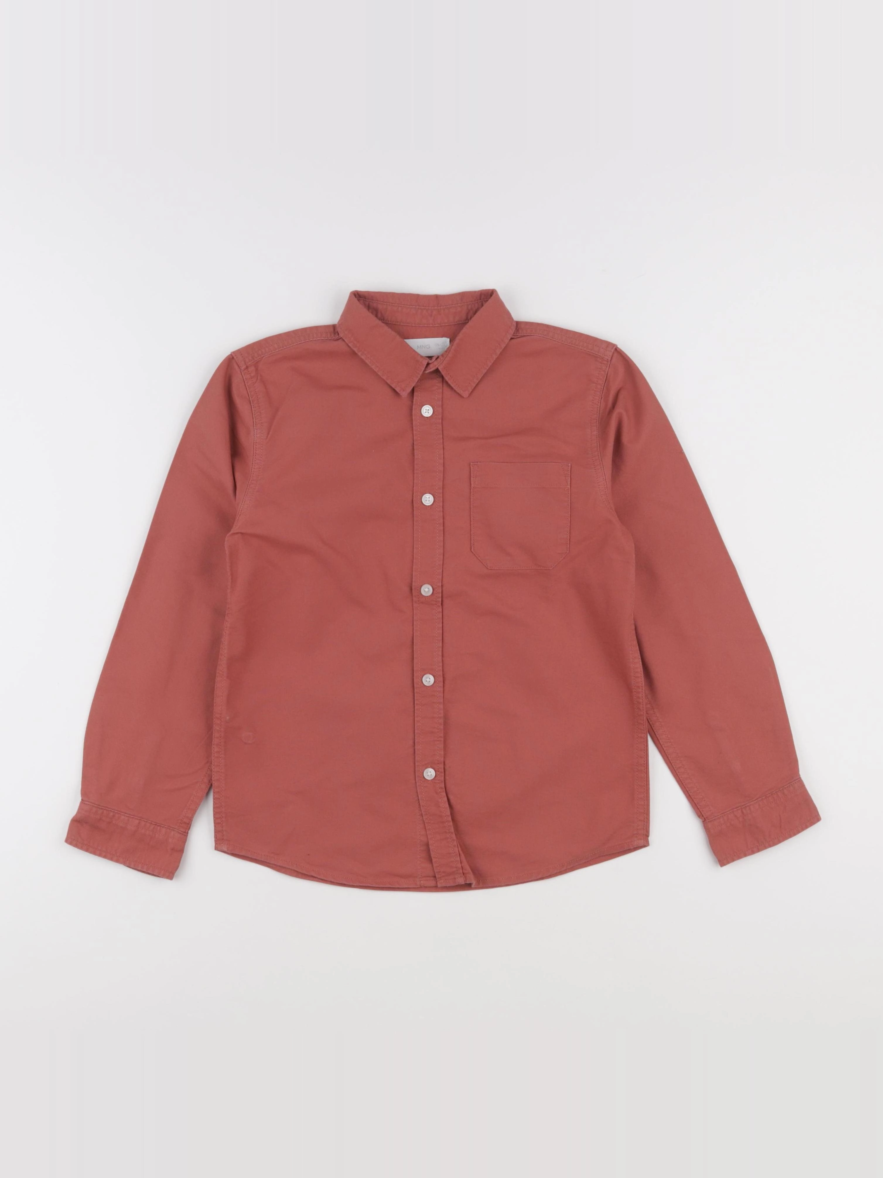 Mango - chemise orange - 8 ans