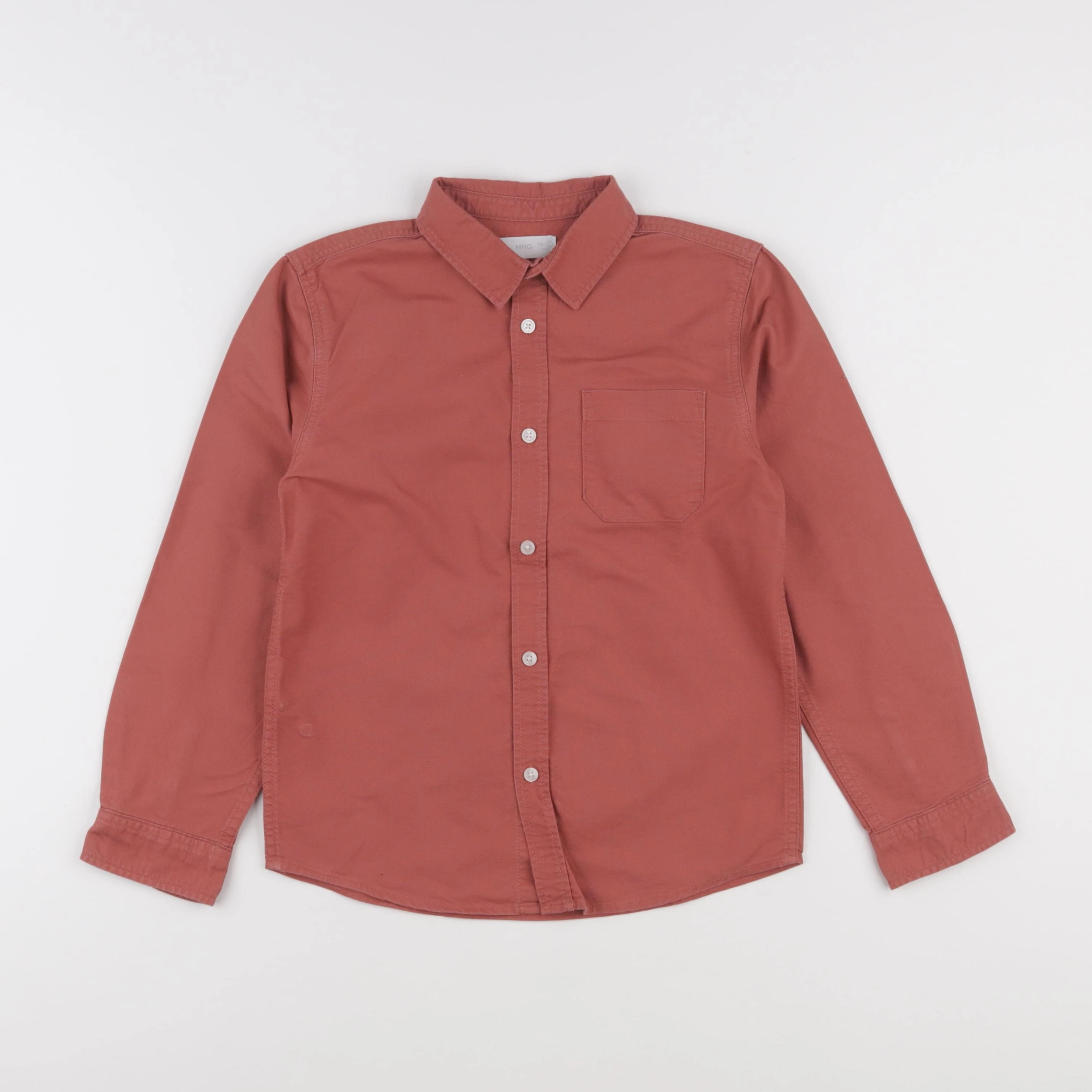 Mango - chemise orange - 8 ans