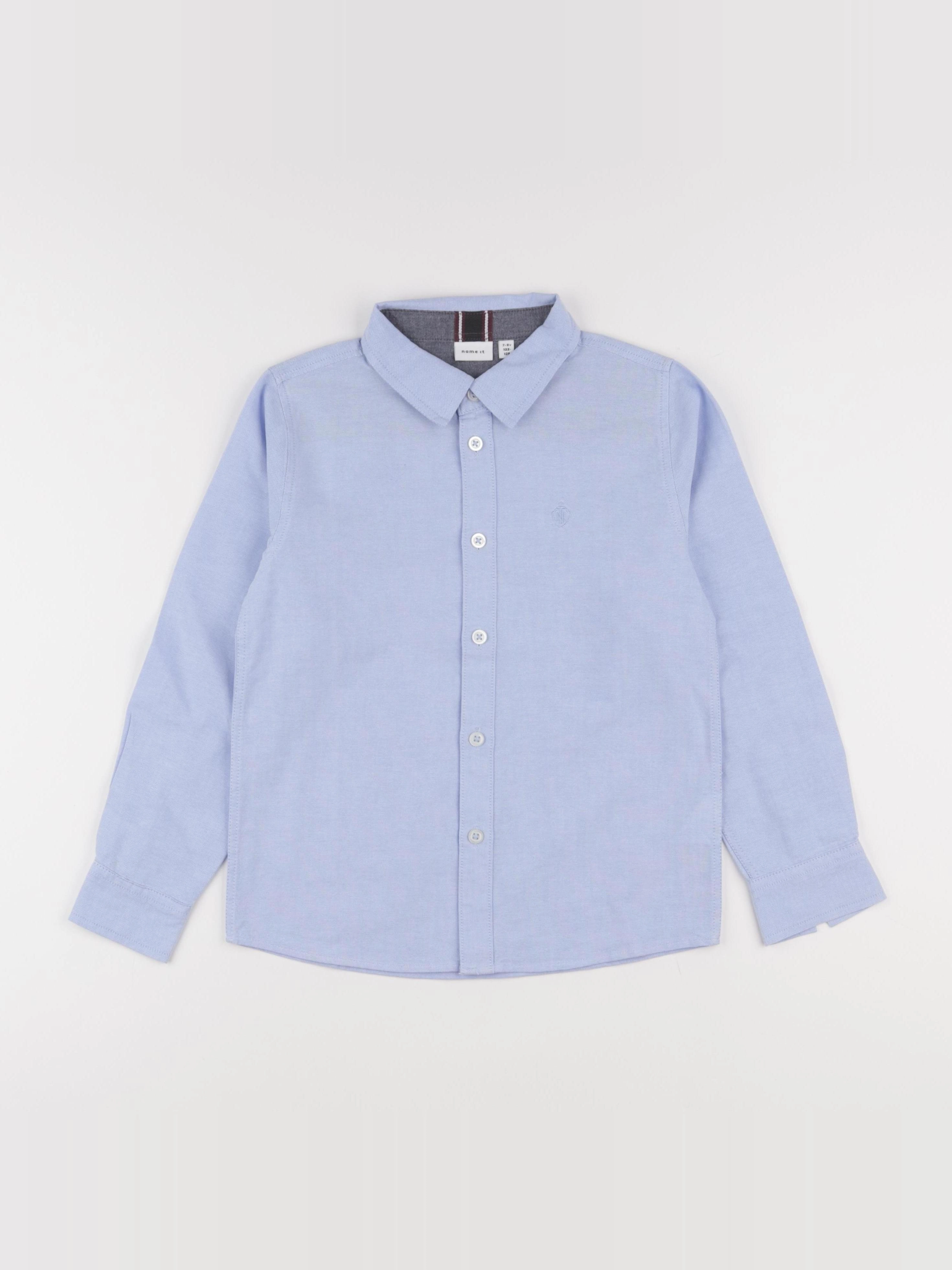 Name it - chemise bleu - 7/8 ans