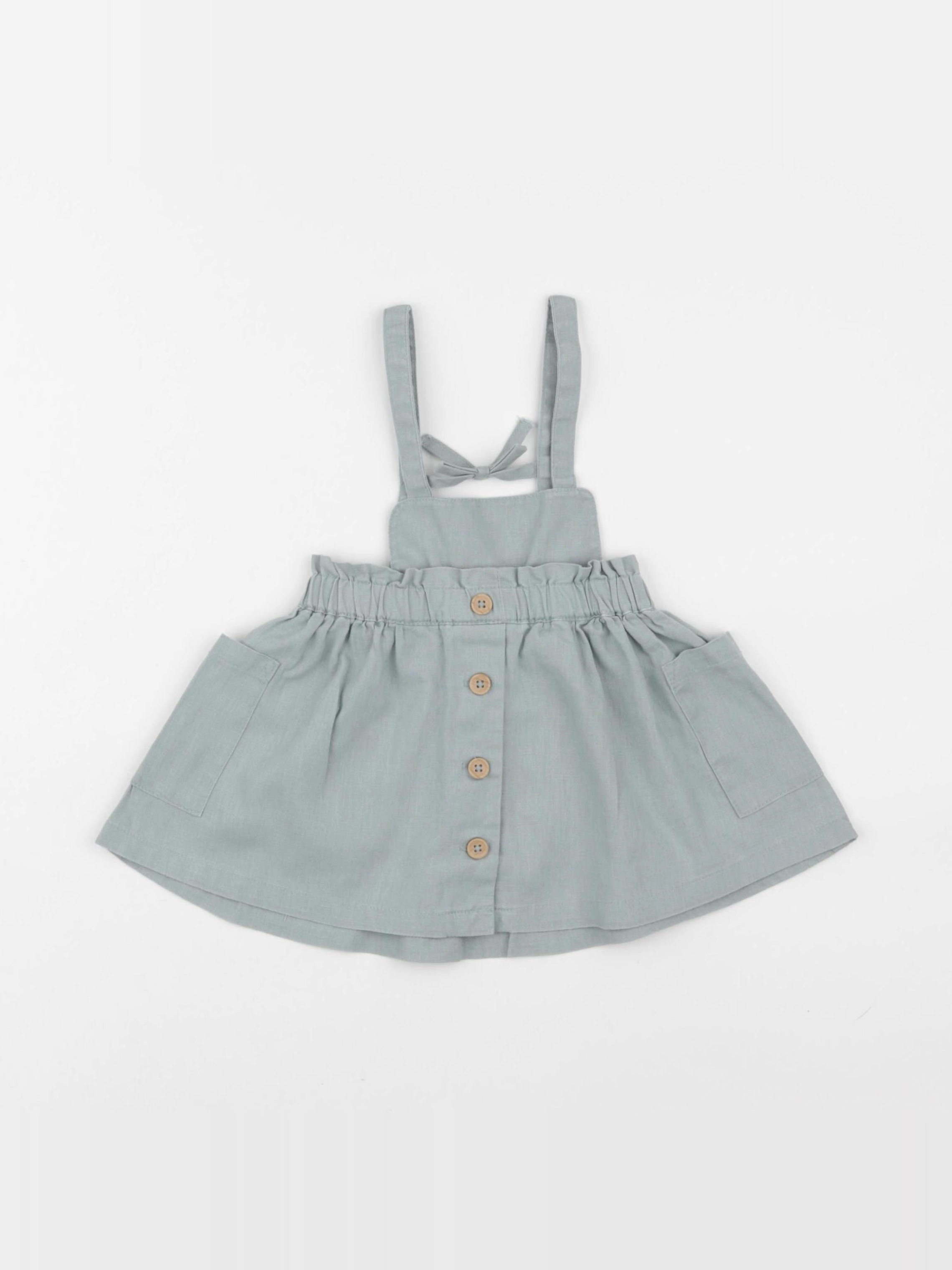 Vertbaudet - robe vert - 12 mois
