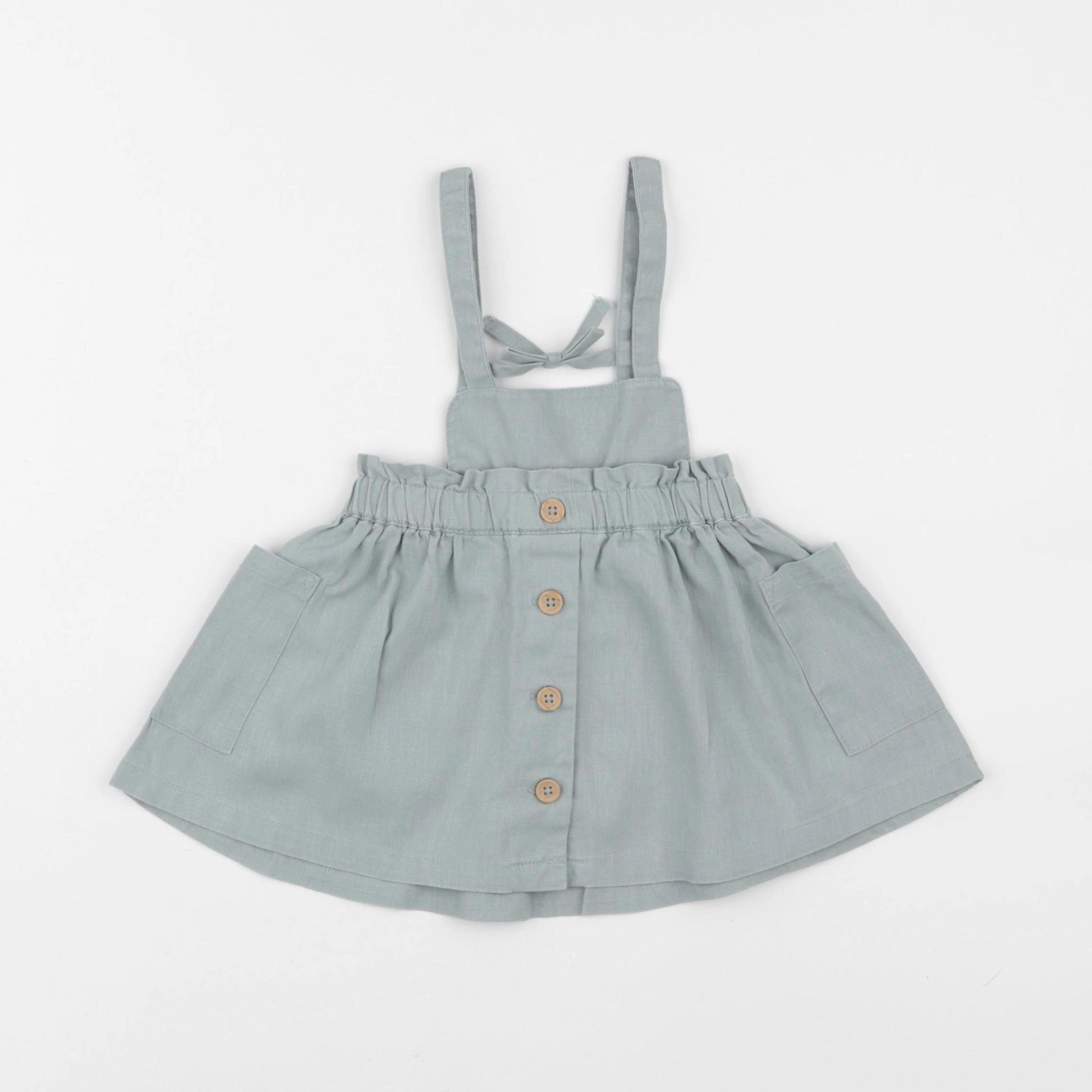 Vertbaudet - robe vert - 12 mois