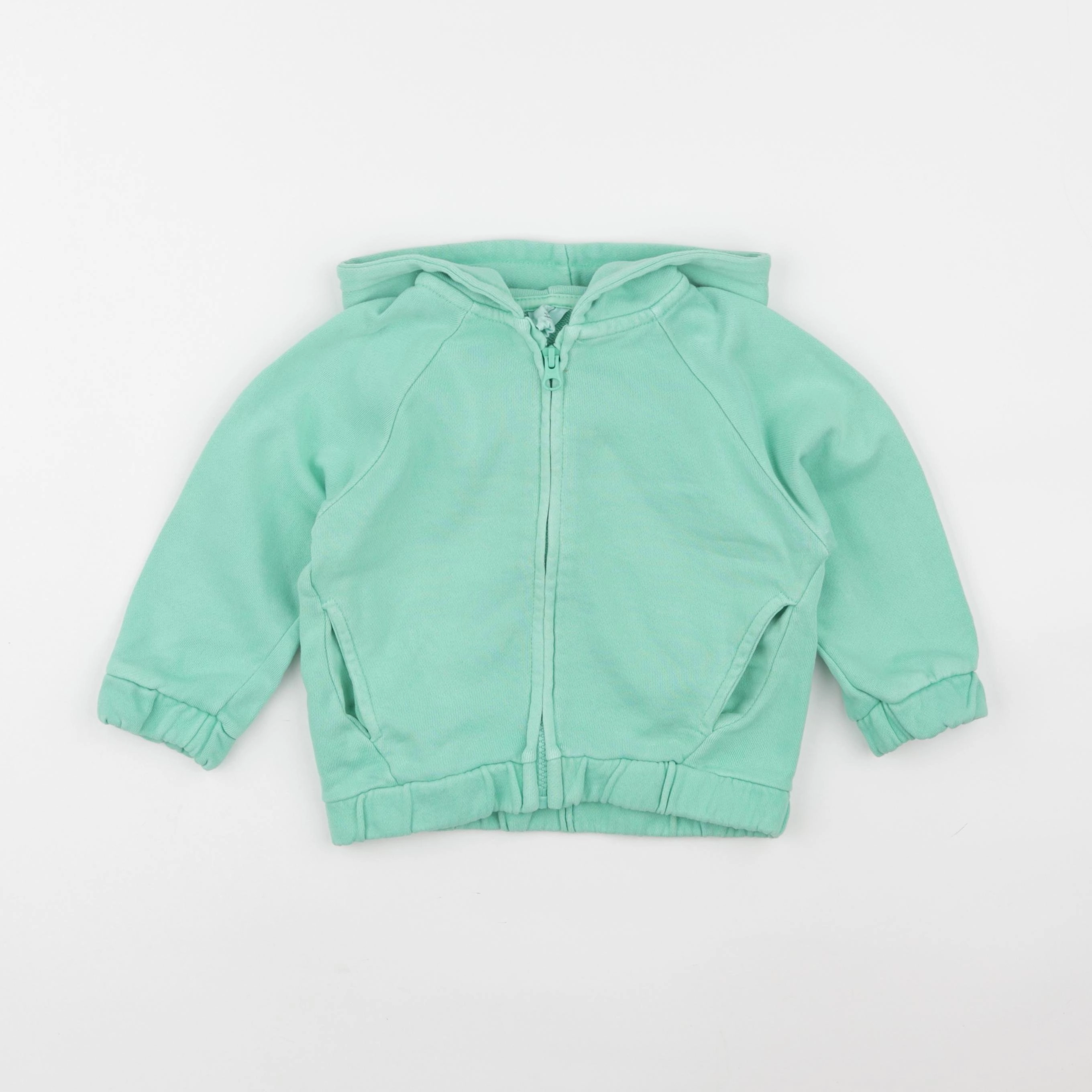 Zara - sweat vert - 18 mois