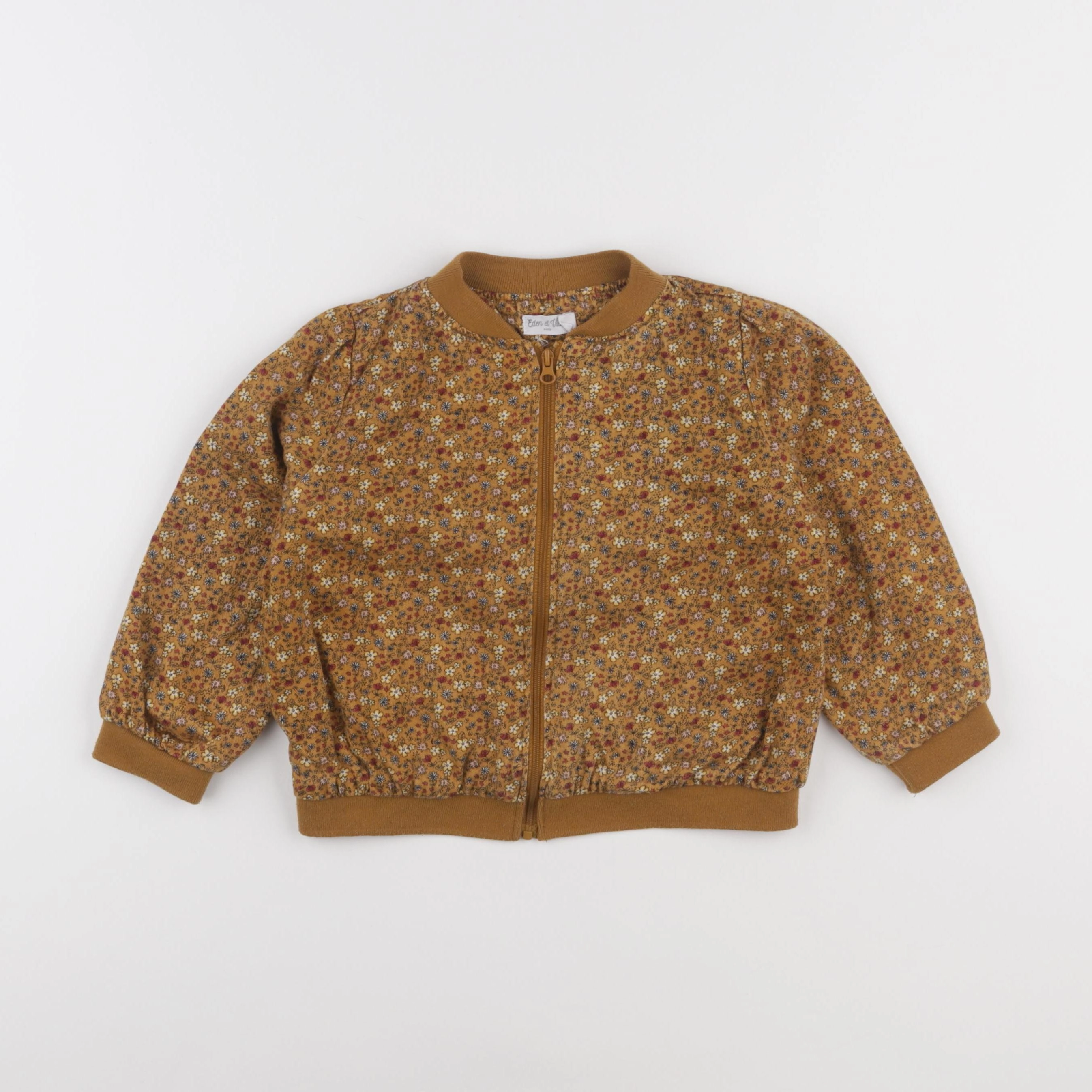 Eden & Victor - veste orange - 5 ans