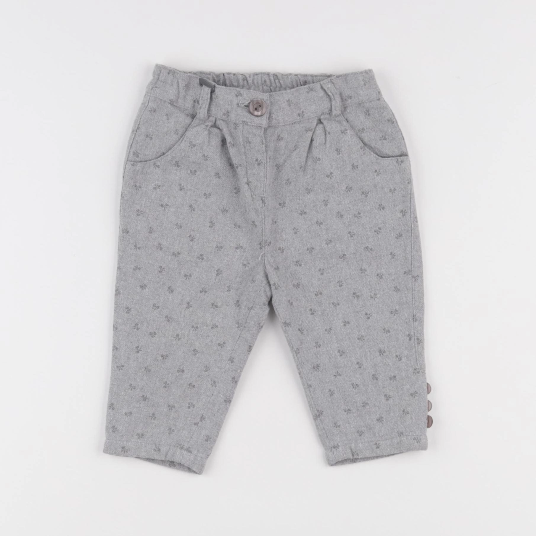Cyrillus - pantalon gris - 9 mois