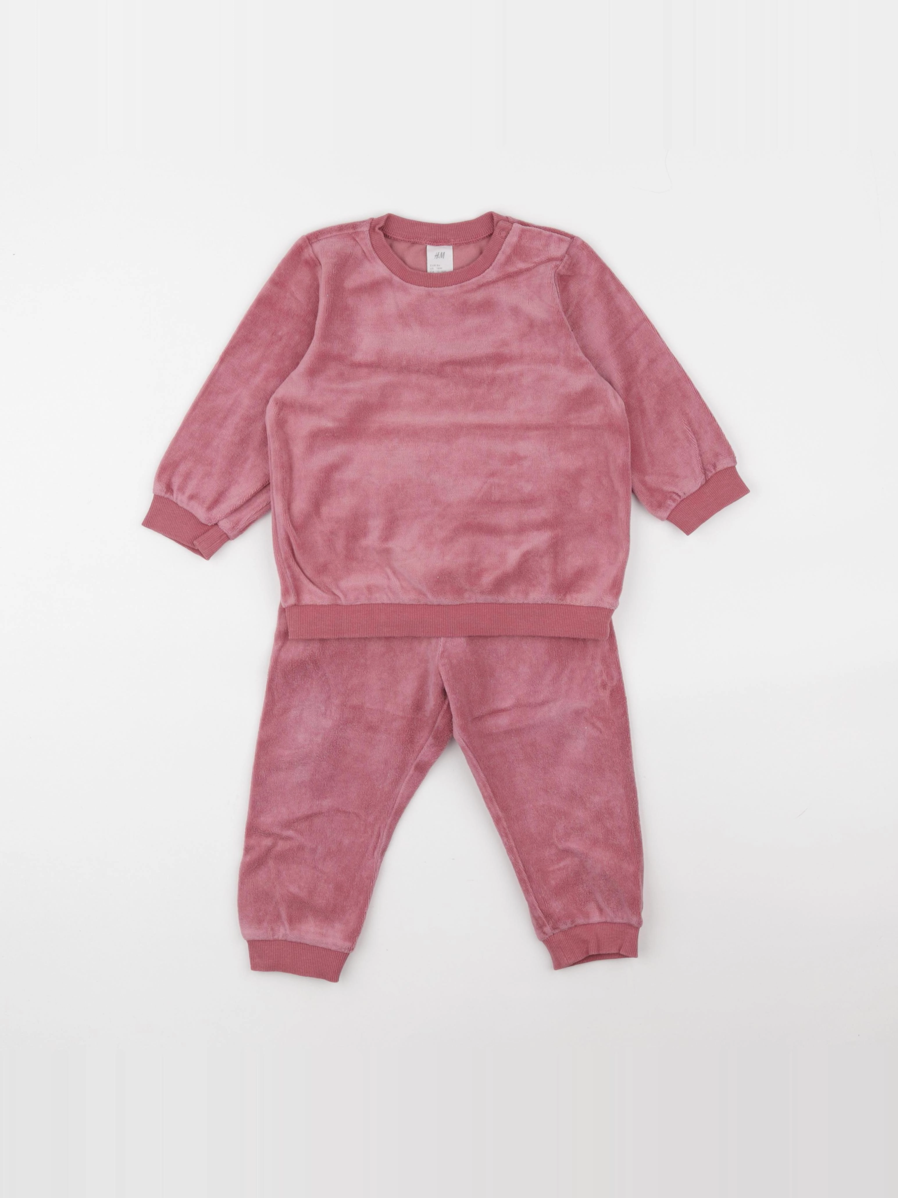 H&M - ensemble rose - 12/18 mois