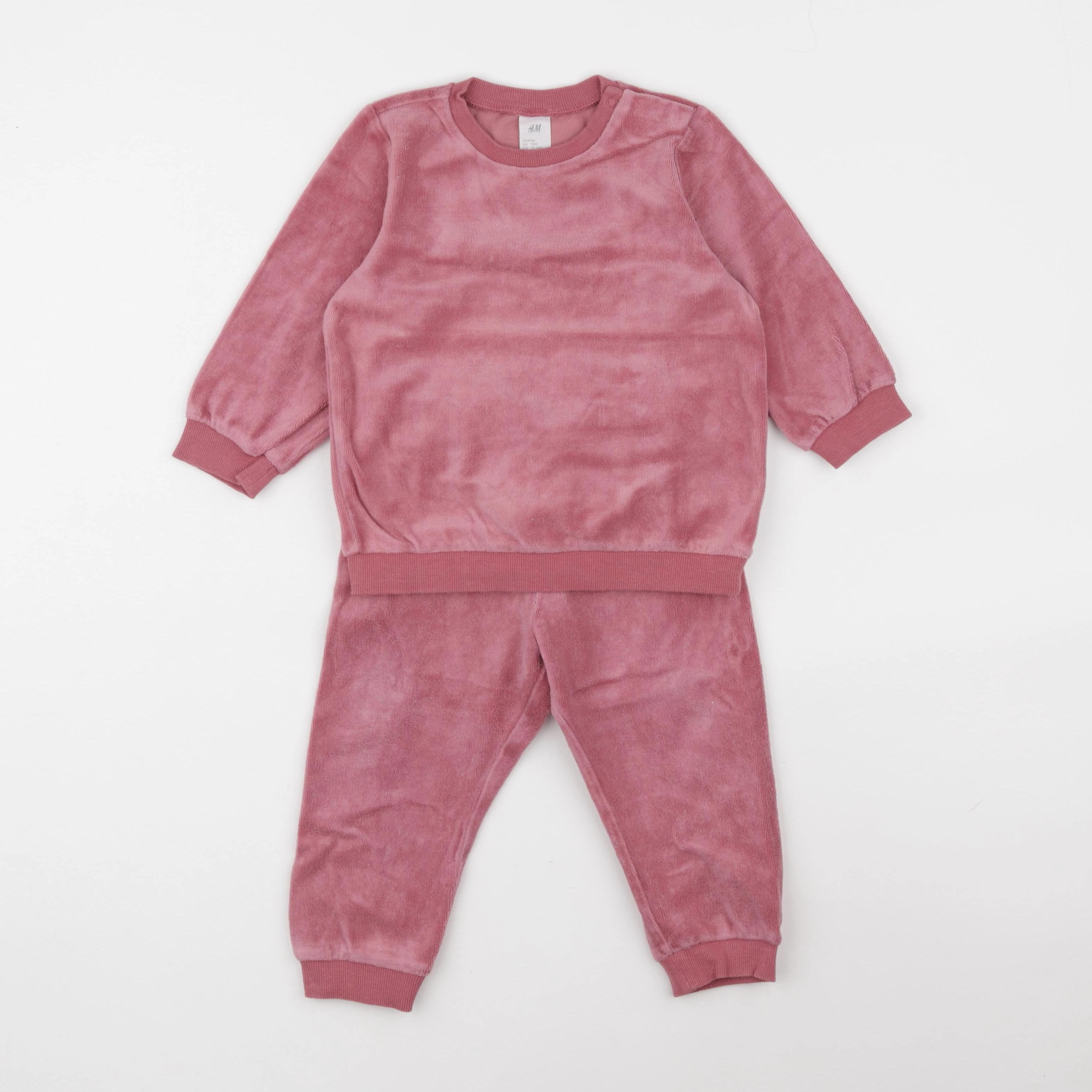 H&M - ensemble rose - 12/18 mois