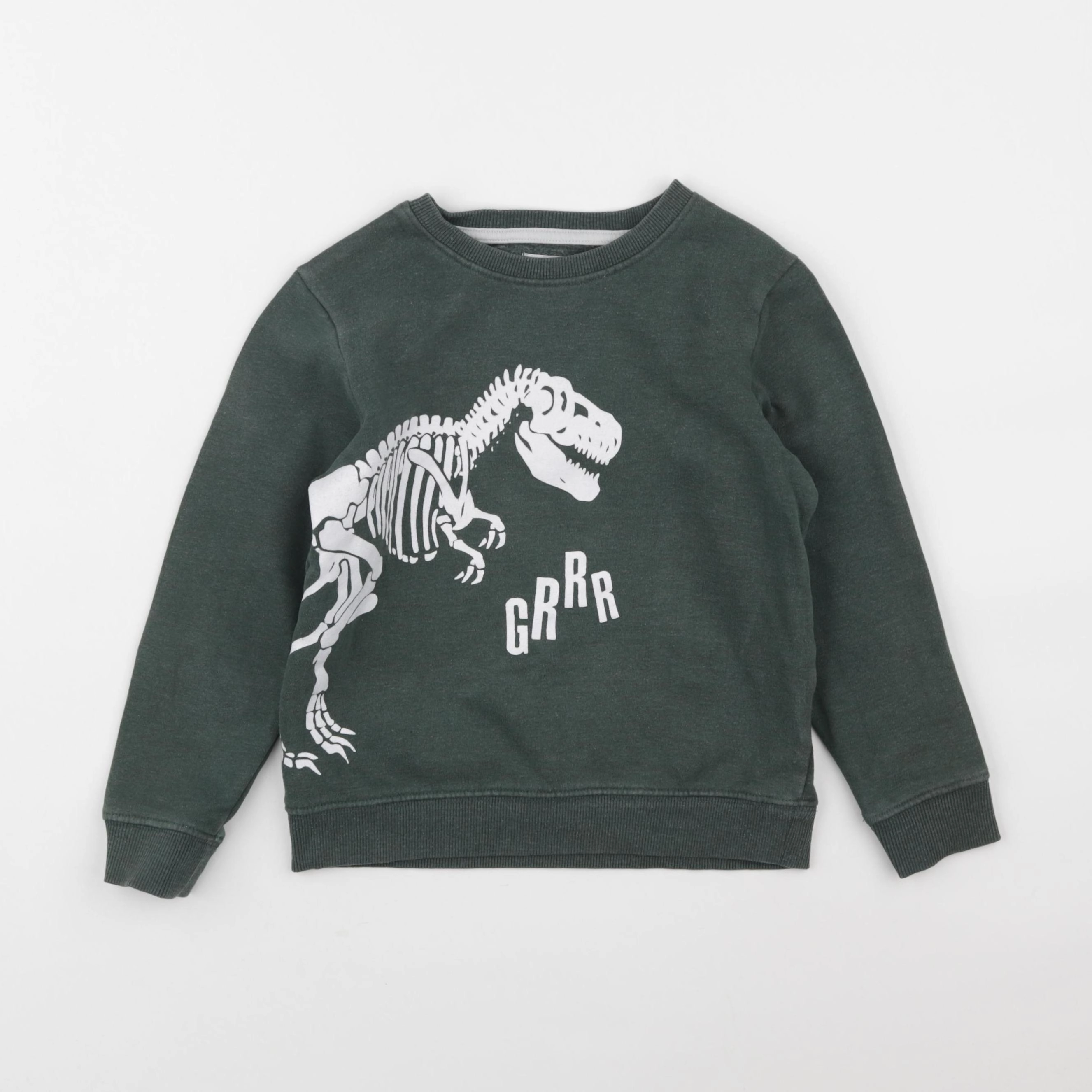 Vertbaudet - sweat vert - 6 ans