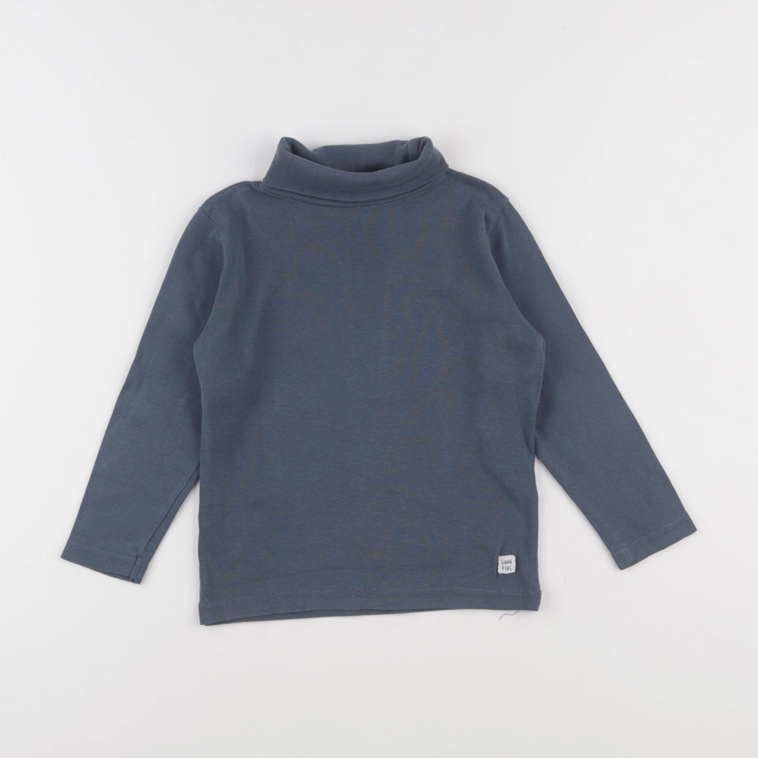 Vertbaudet - sous-pull bleu - 5 ans