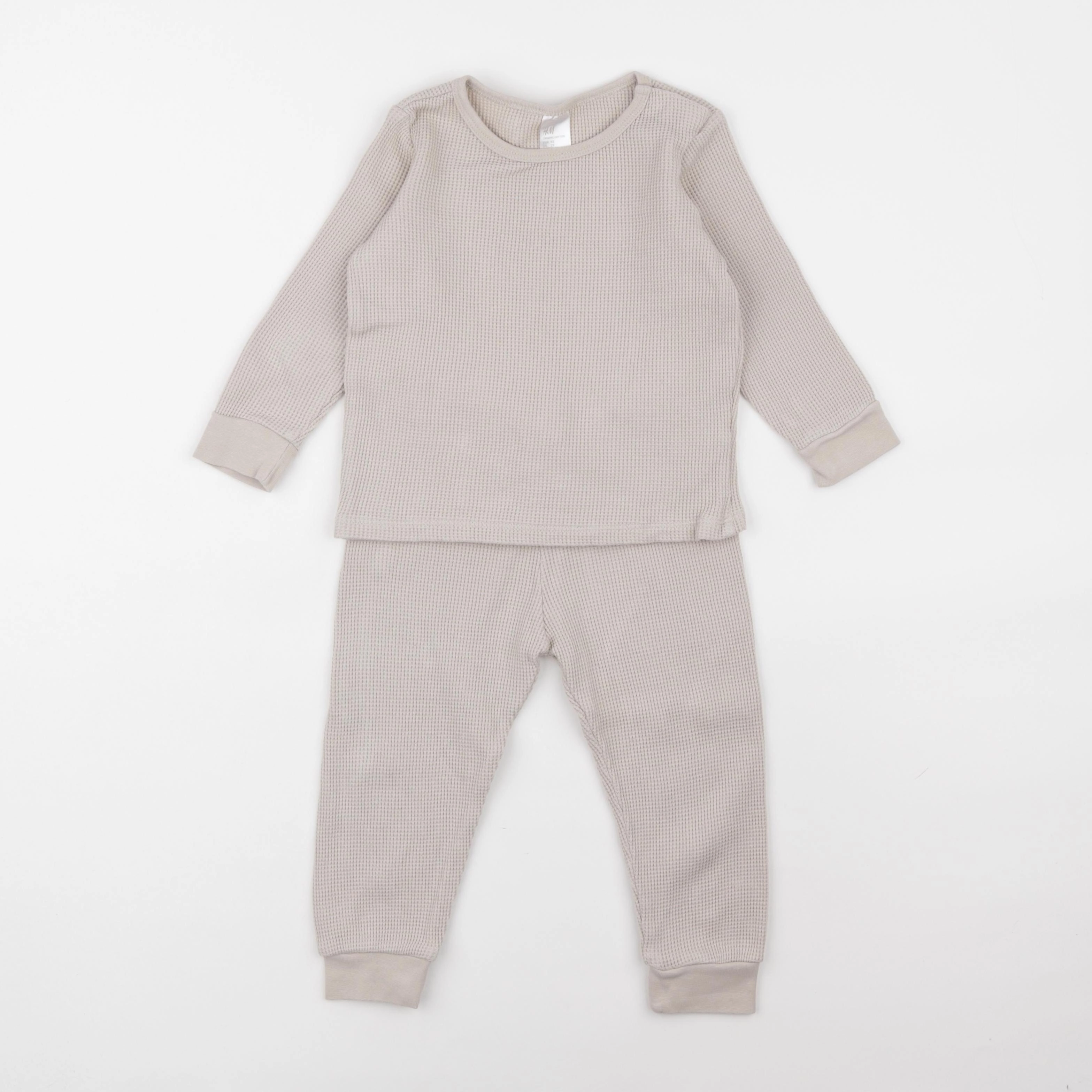 H&M - ensemble beige - 18/24 mois
