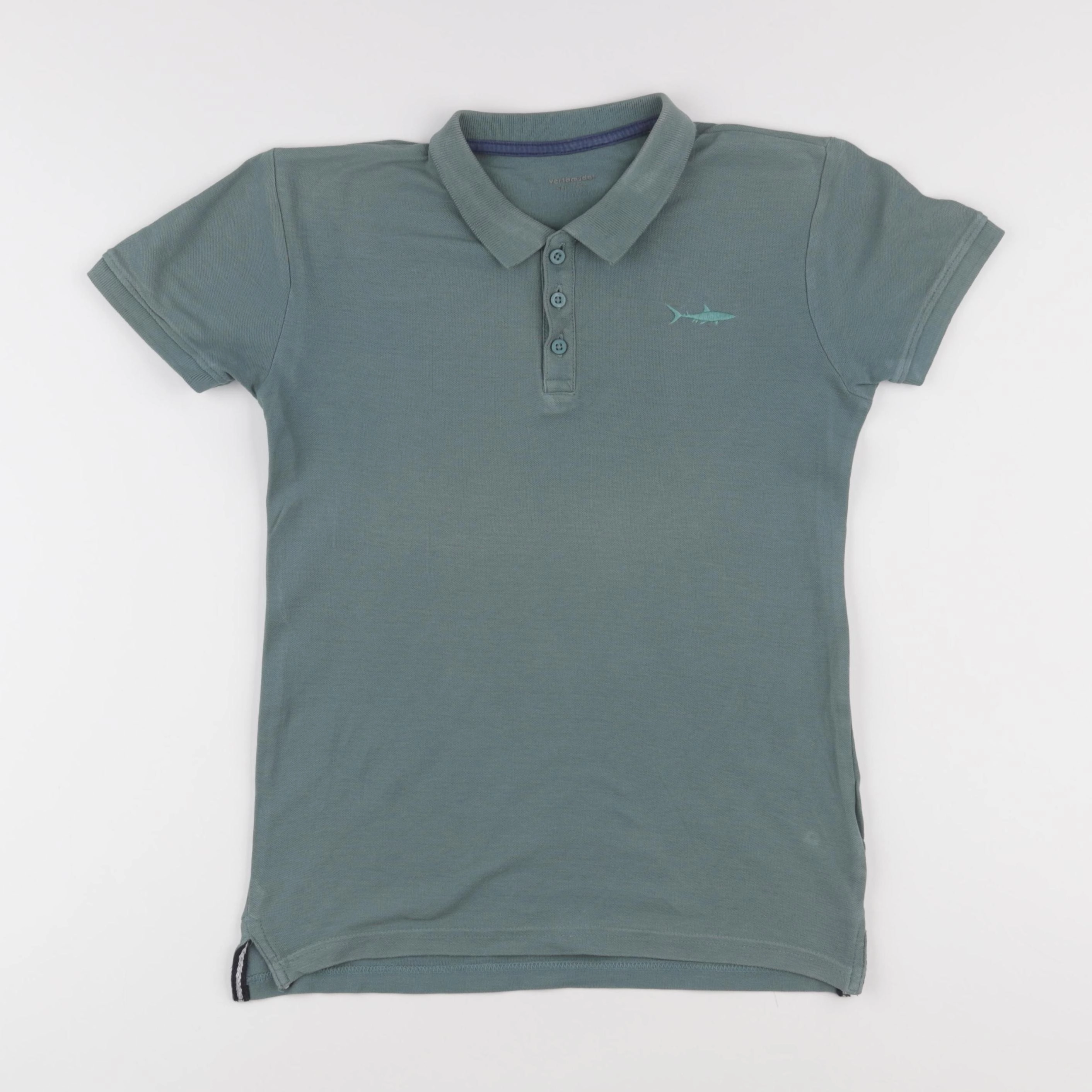 Vertbaudet - polo vert - 10 ans