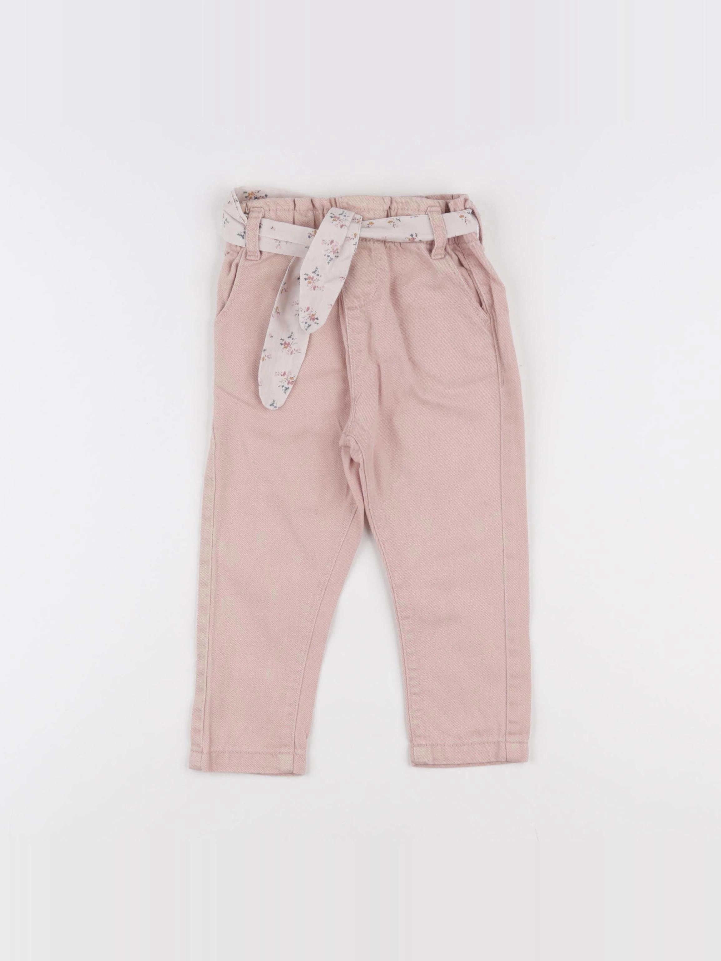 Vertbaudet - jegging rose - 18 mois