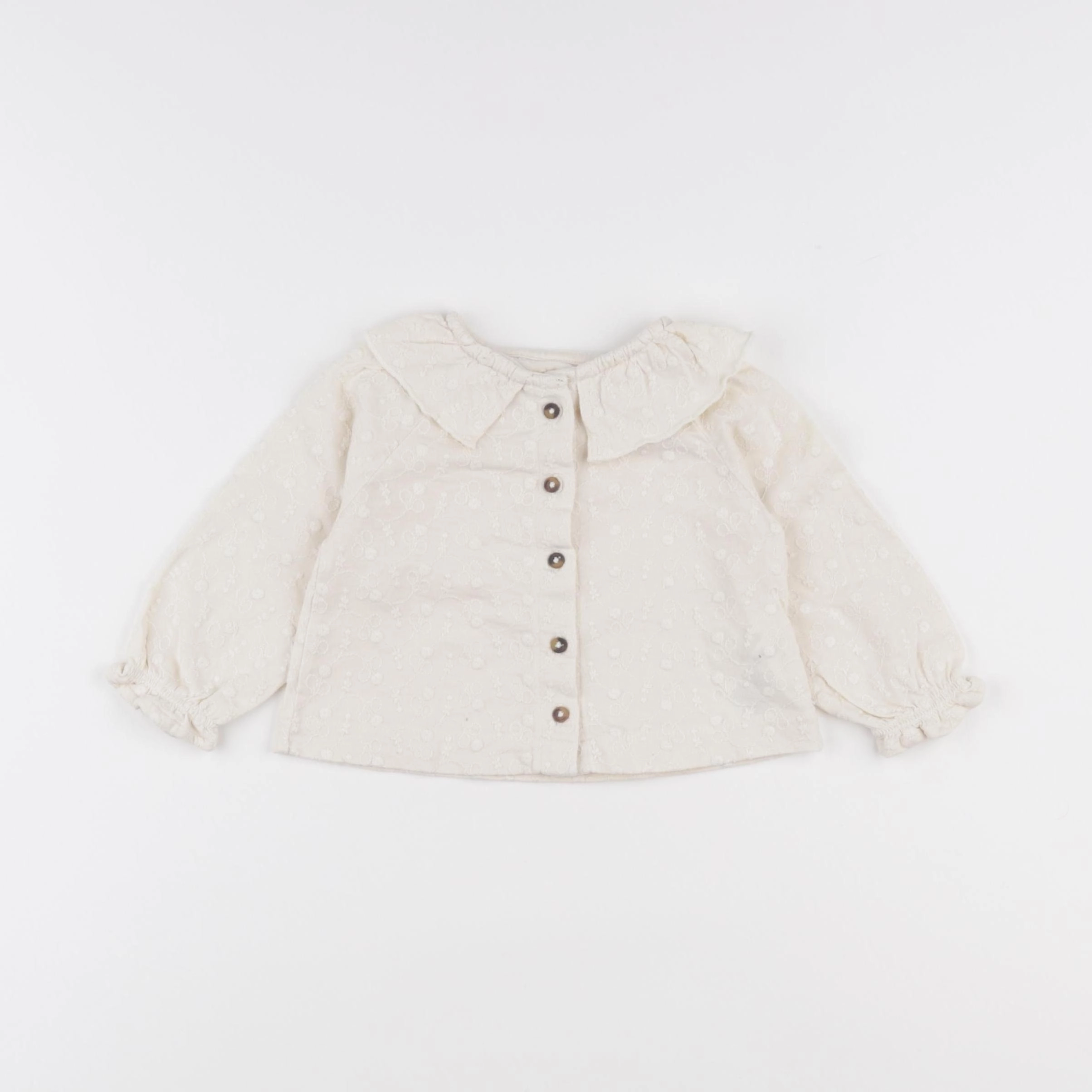 Vertbaudet - blouse blanc - 2 ans