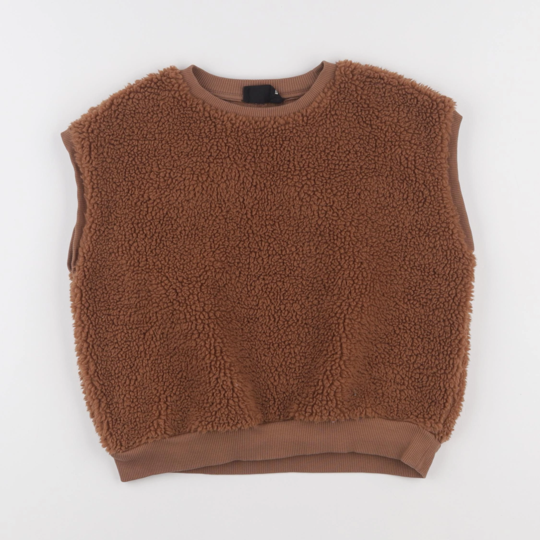 Monoprix - pull marron - 8 ans