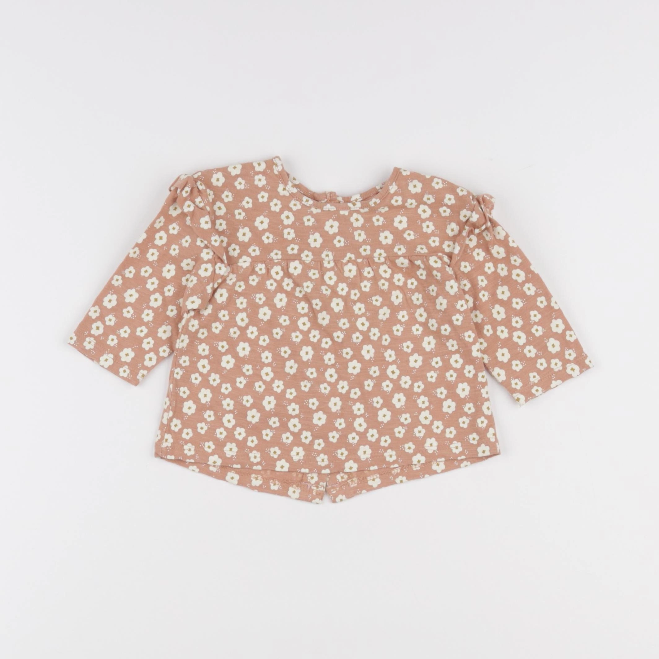 Vertbaudet - blouse marron - 3 mois