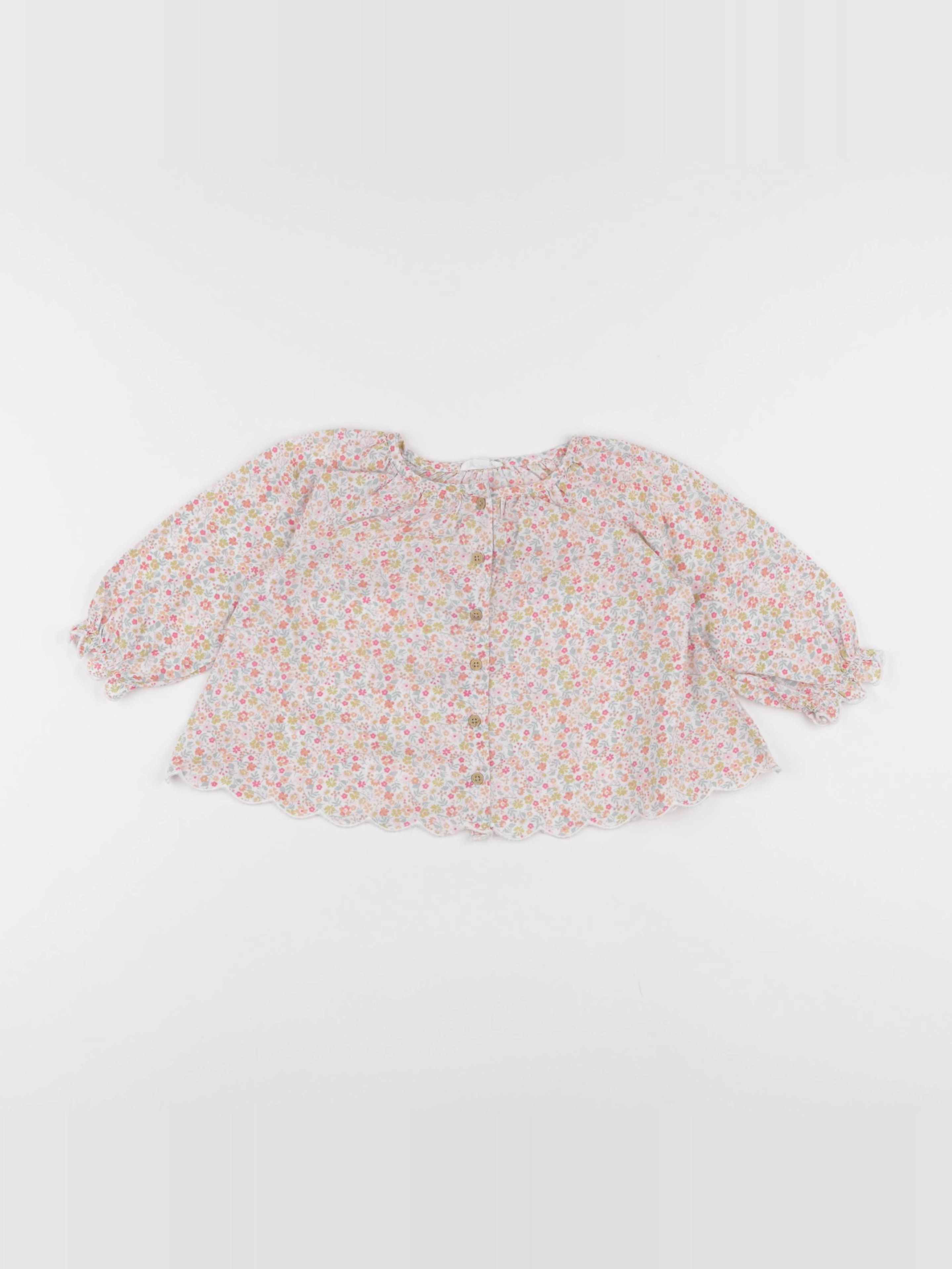 Vertbaudet - blouse multicolore - 18 mois