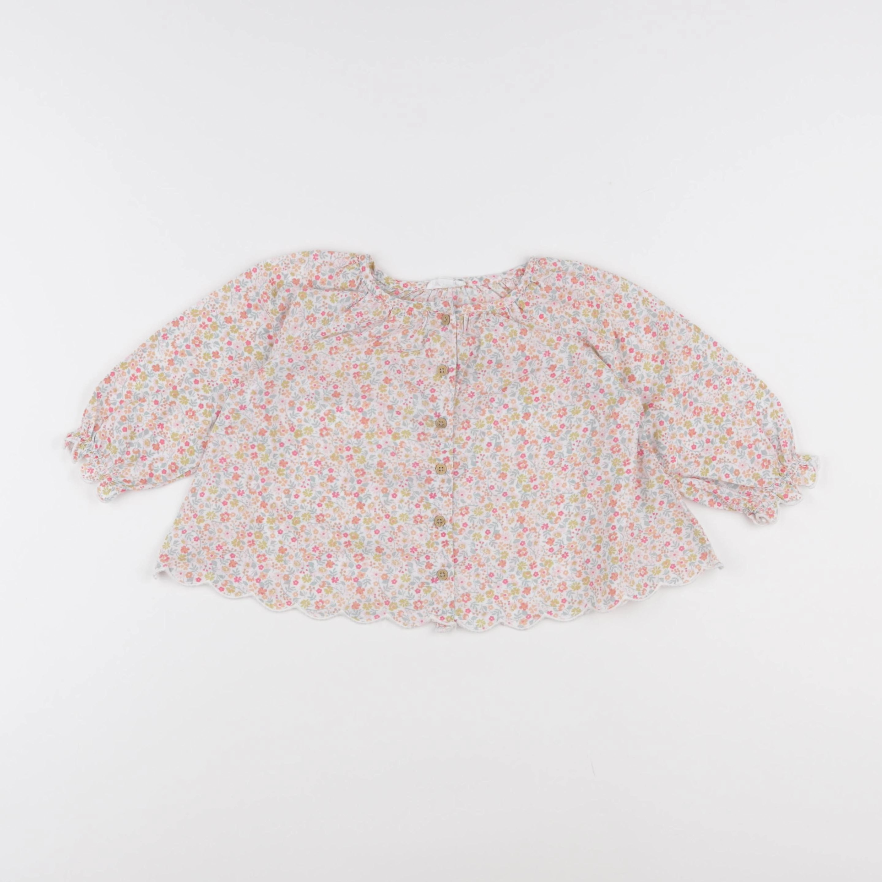 Vertbaudet - blouse multicolore - 18 mois