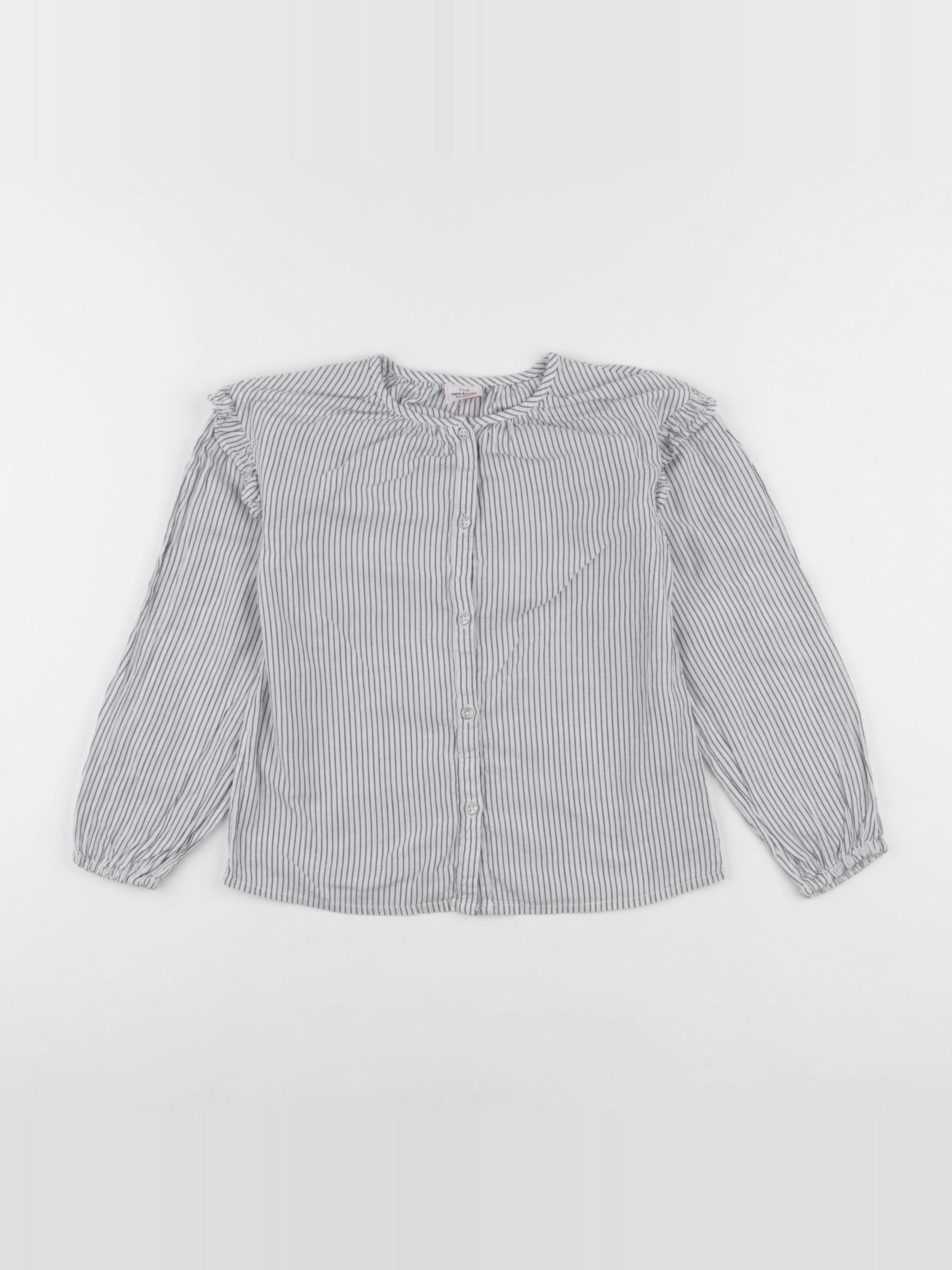 Tape à l'oeil - blouse blanc, bleu - 8 ans