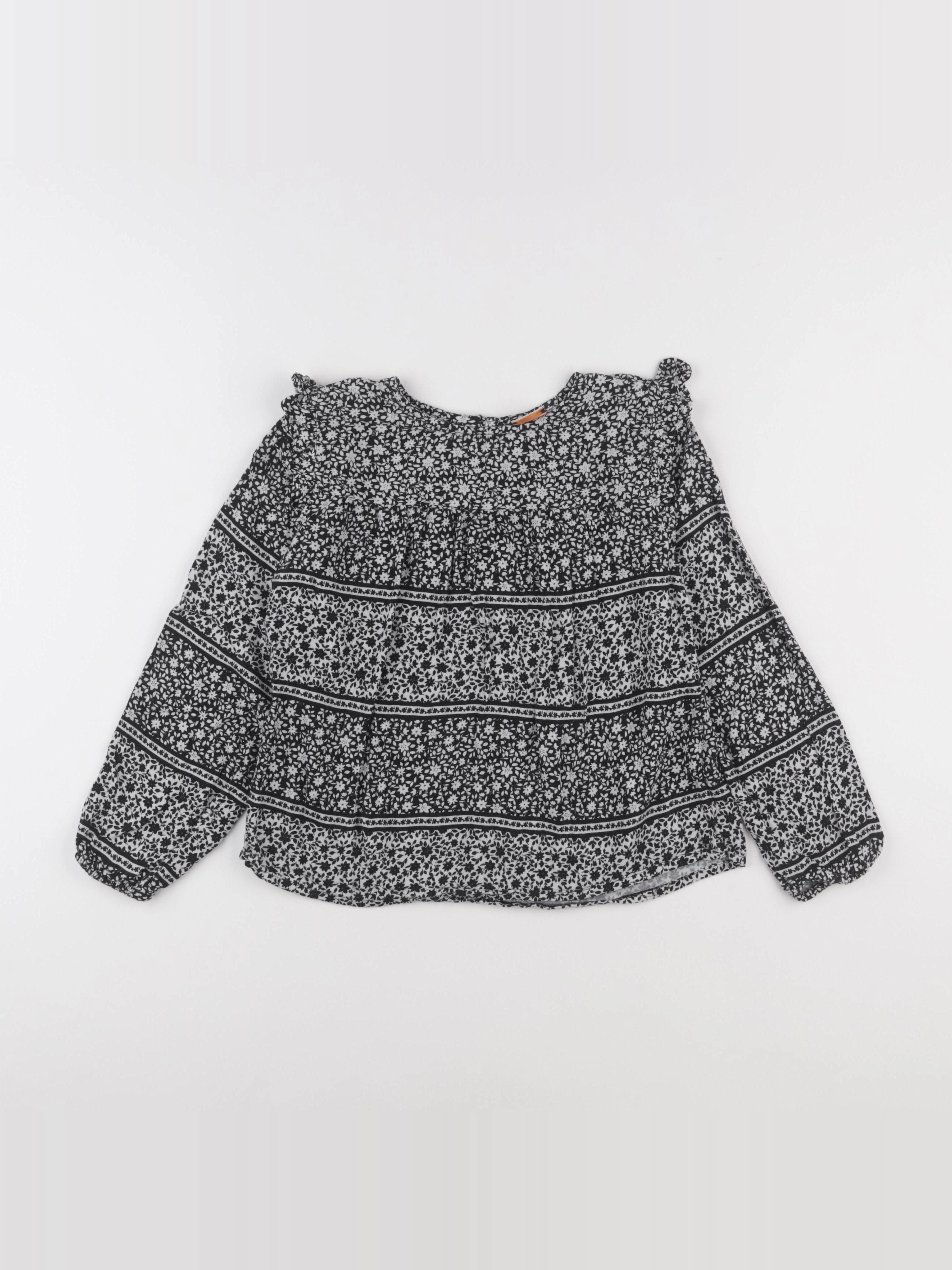 Tape à l'oeil - blouse blanc, noir - 8 ans