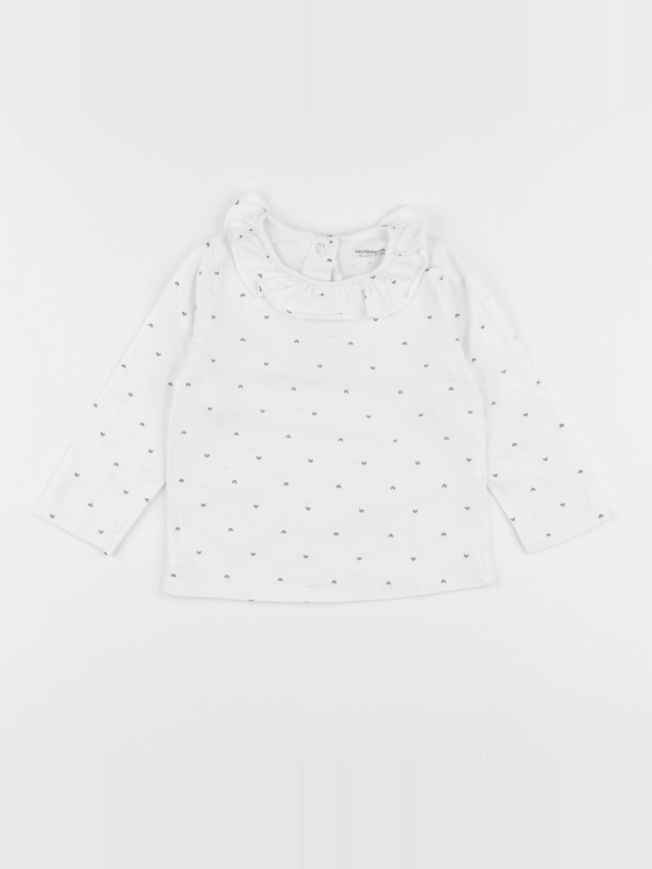 Vertbaudet - blouse blanc - 18 mois