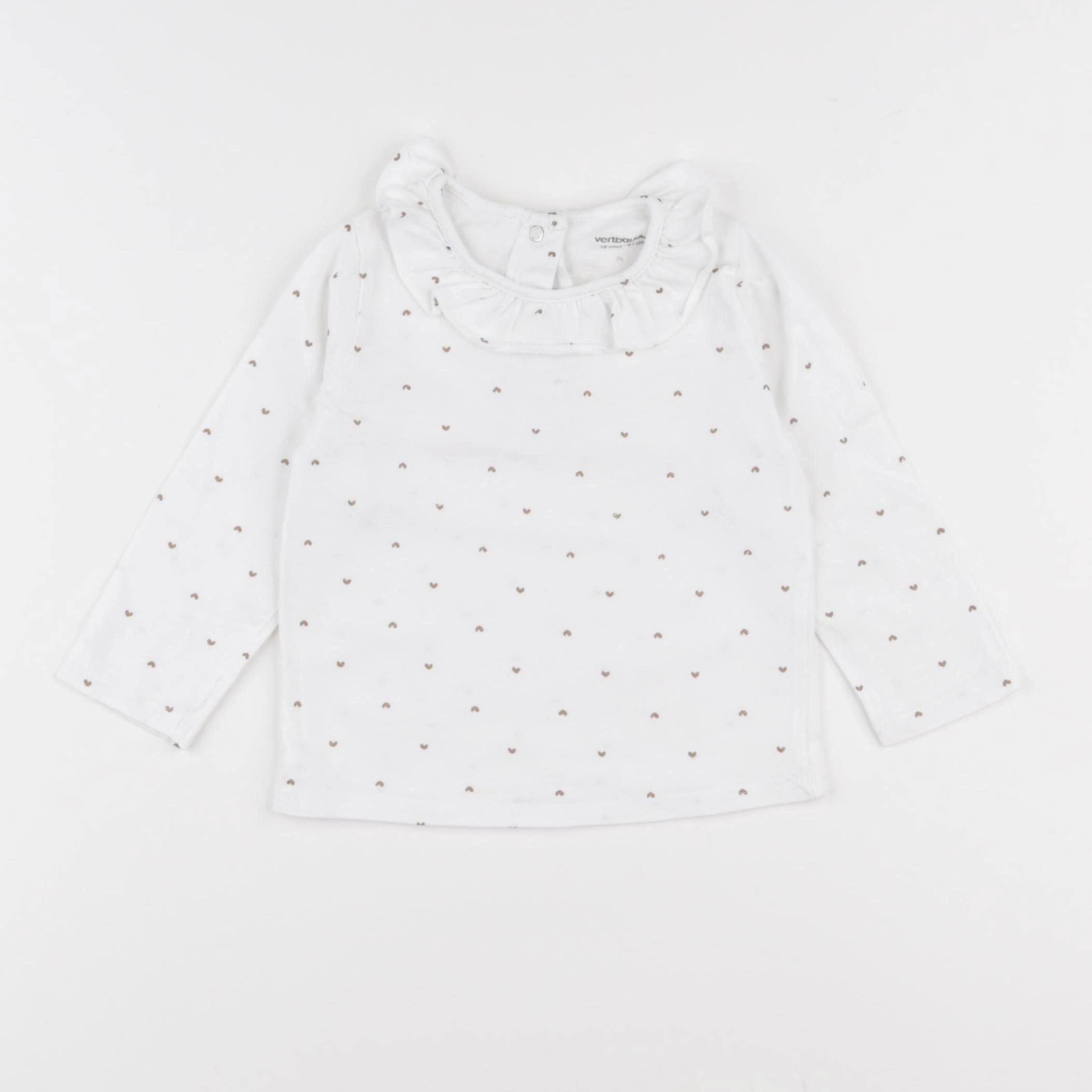 Vertbaudet - blouse blanc - 18 mois