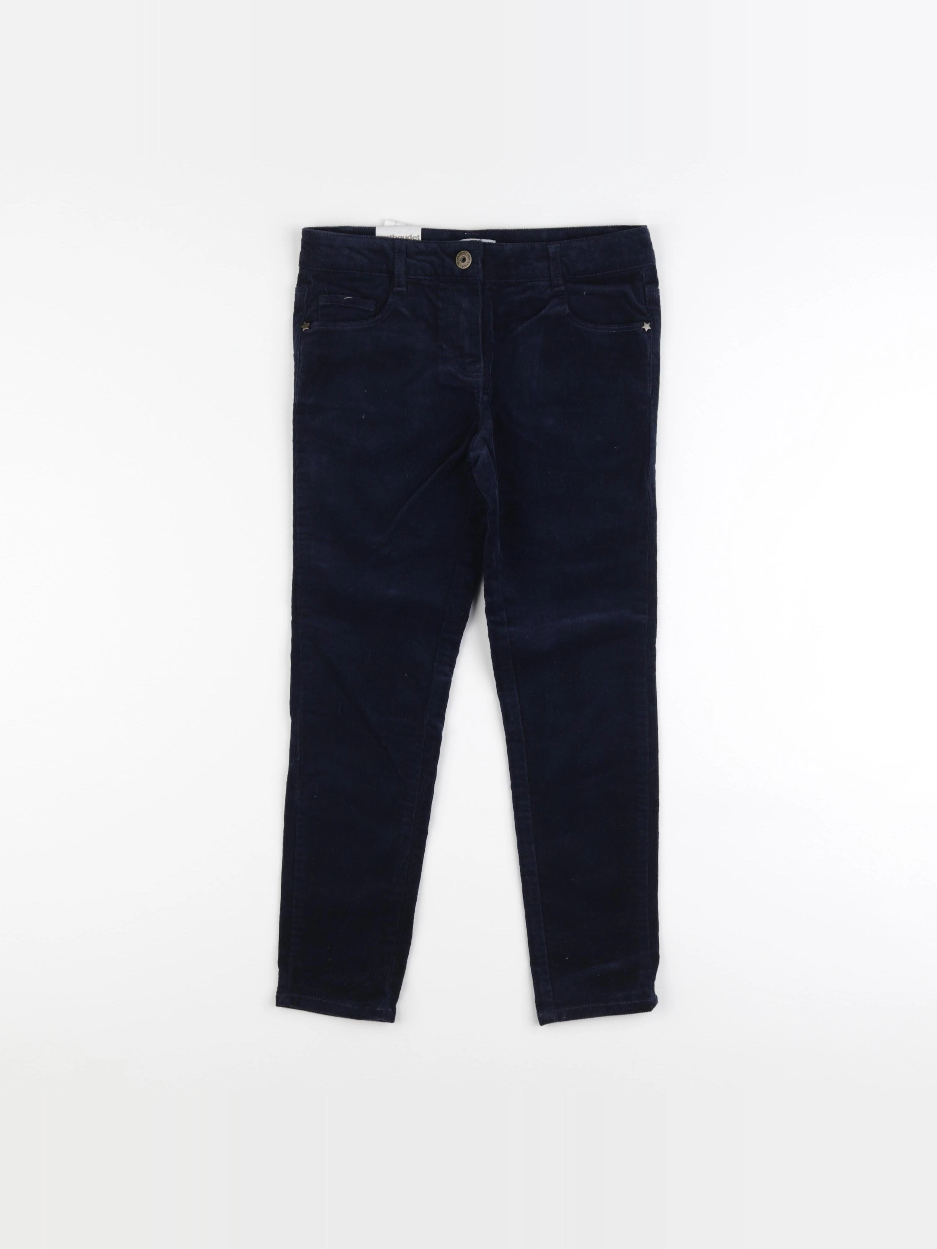 Vertbaudet - pantalon bleu - 8 ans