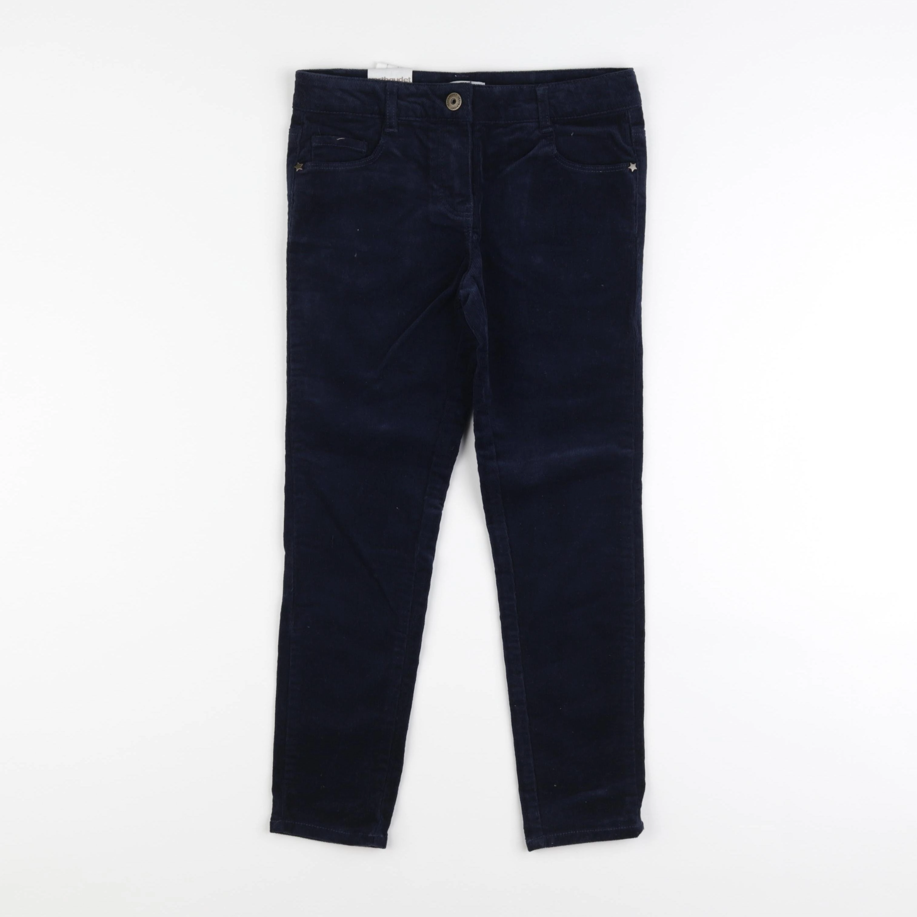 Vertbaudet - pantalon bleu - 8 ans