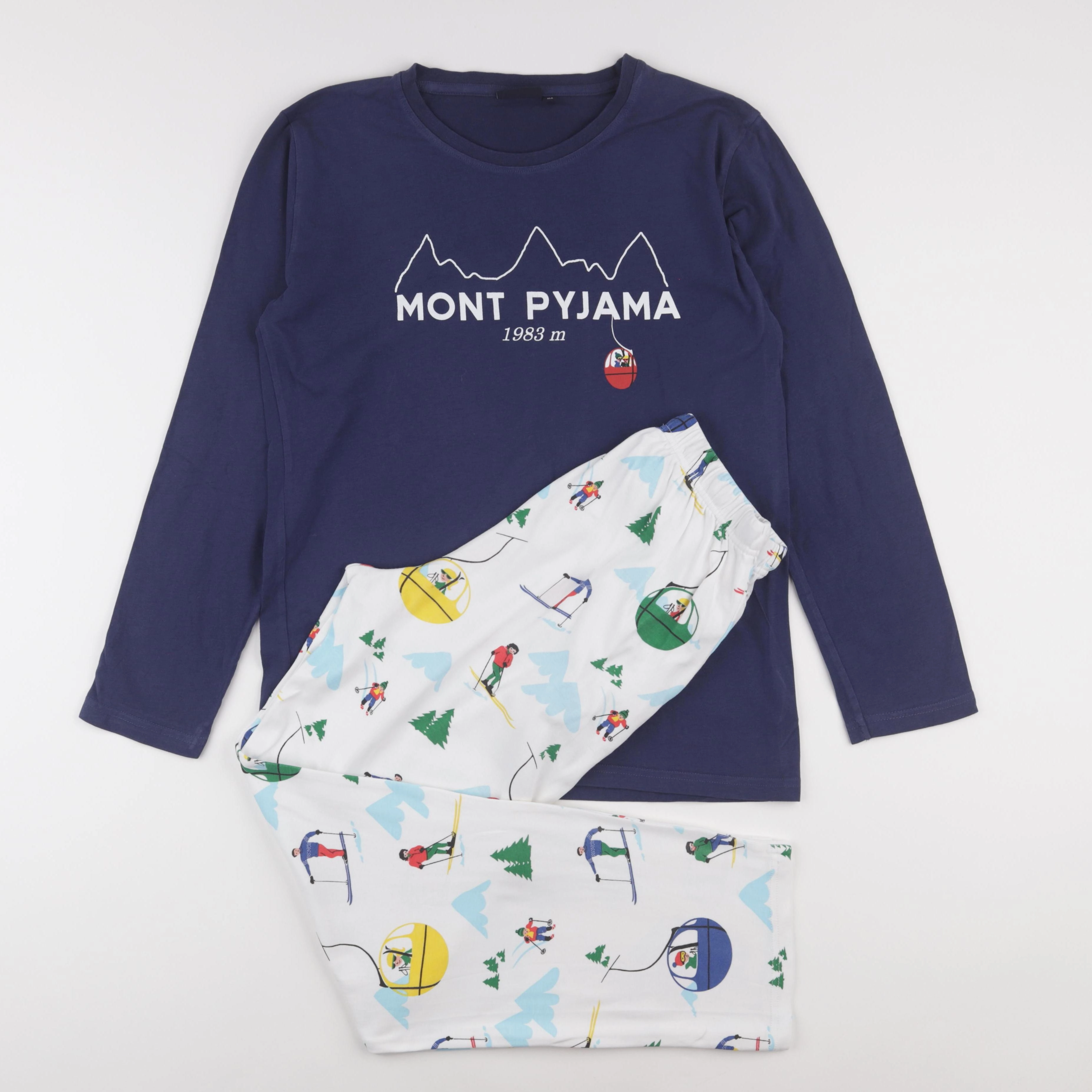 Arthur - pyjama coton bleu, blanc - 16 ans