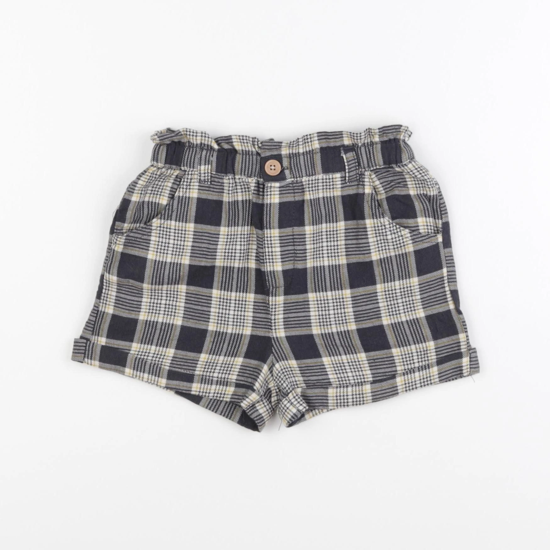 Vertbaudet - short gris, jaune - 36 mois