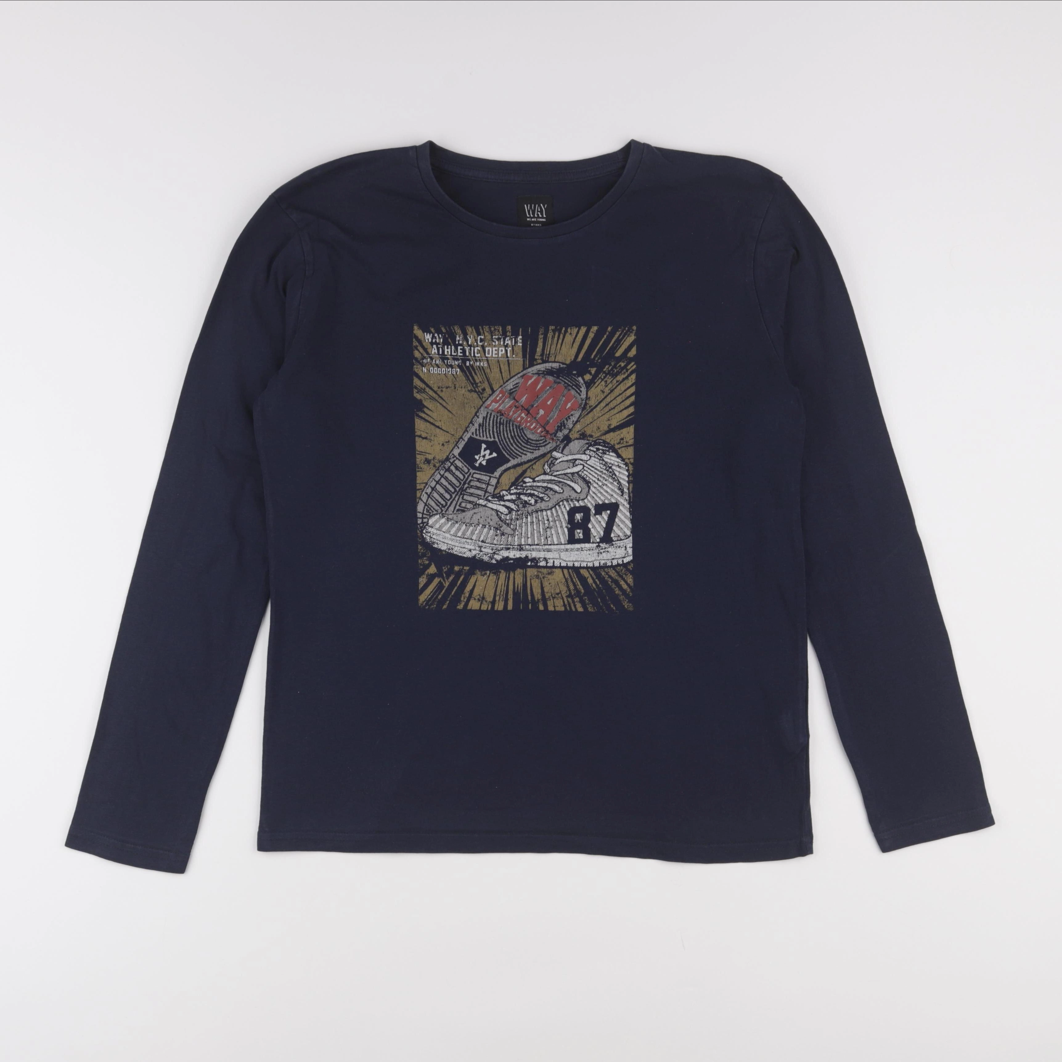 IKKS - tee-shirt bleu - 14 ans