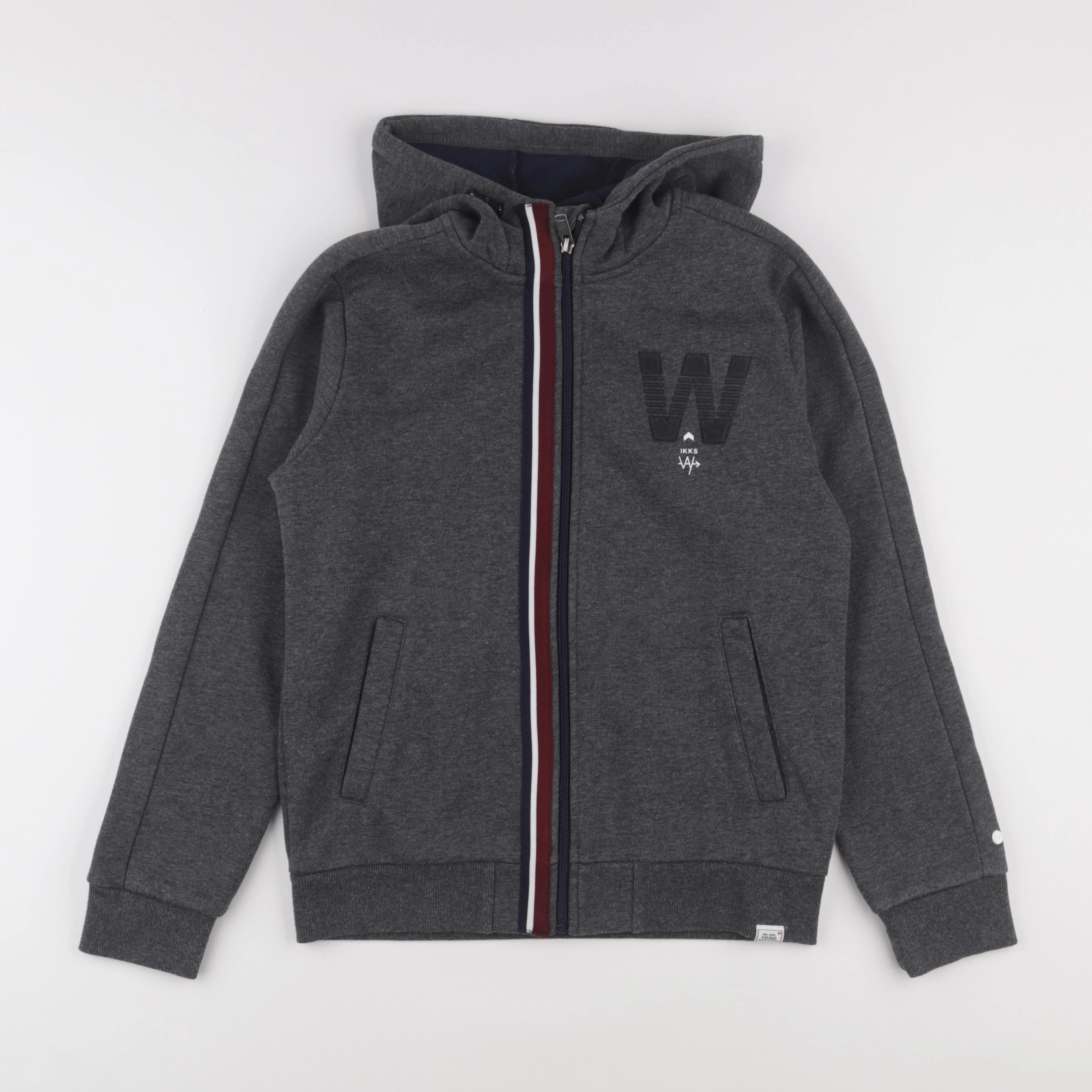 IKKS - sweat gris - 14 ans