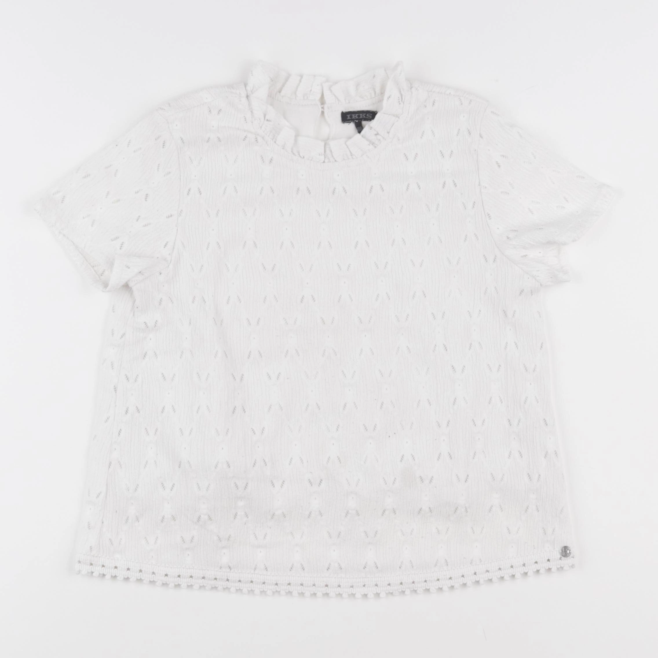 IKKS - blouse blanc - 10 ans