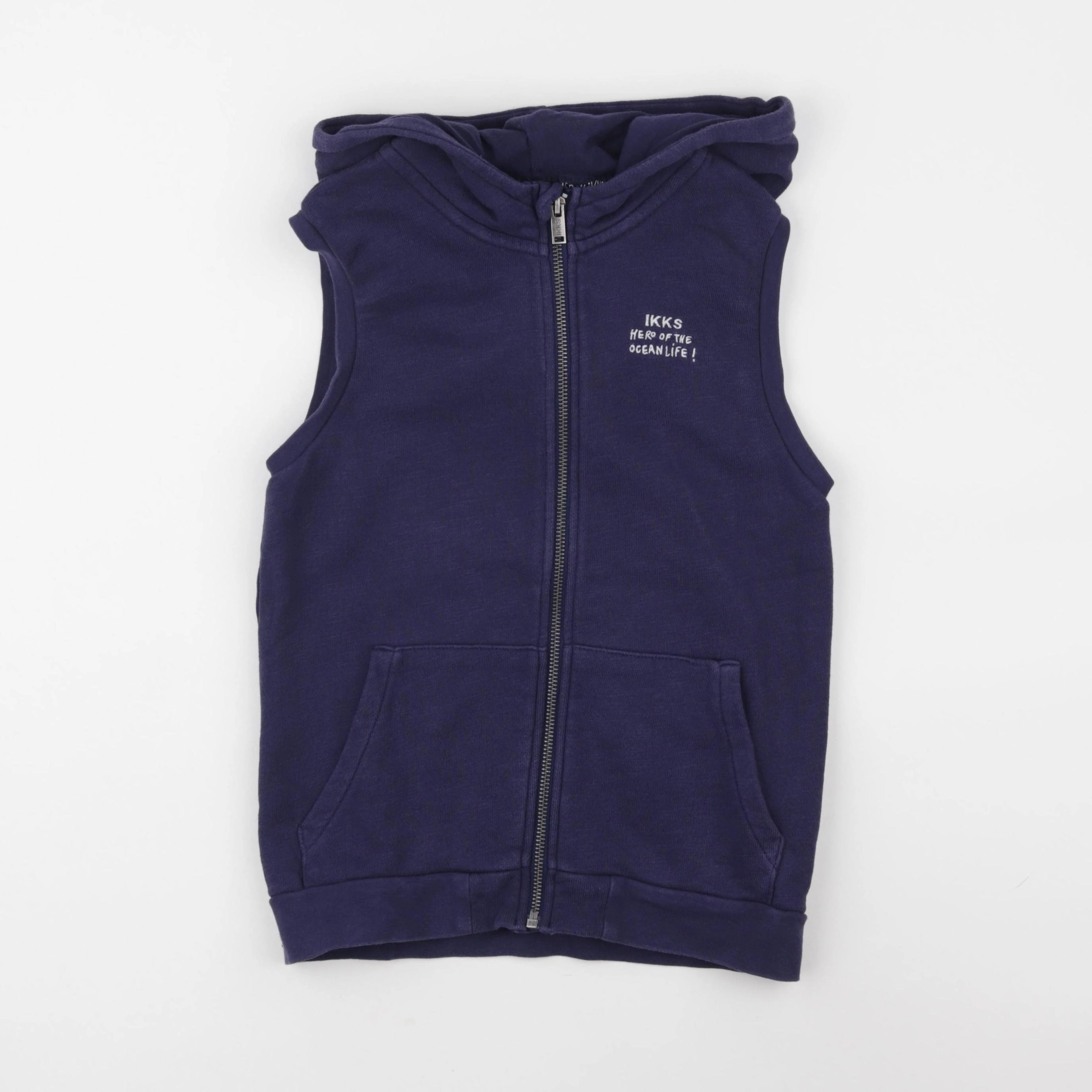 IKKS - sweat bleu - 8 ans