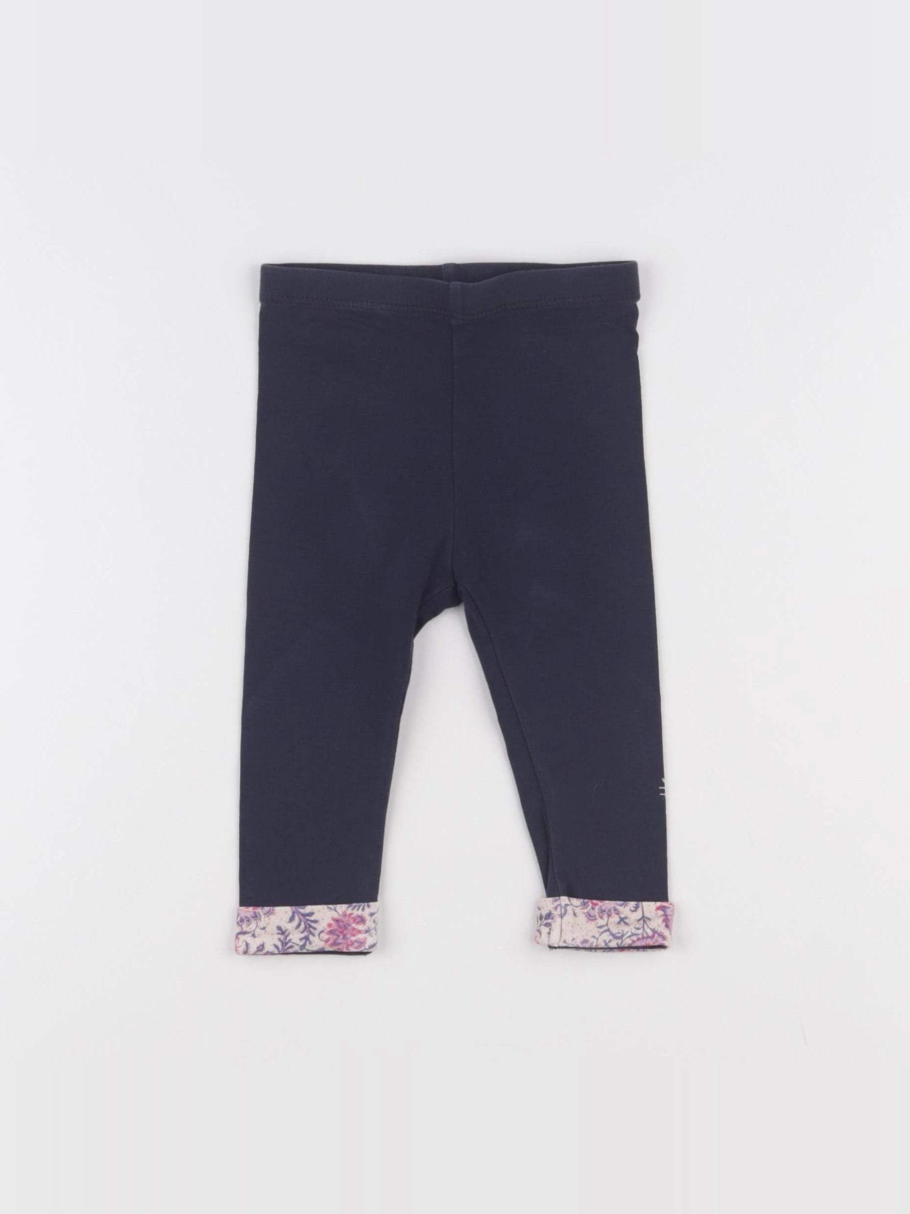 IKKS - legging bleu - 6 mois