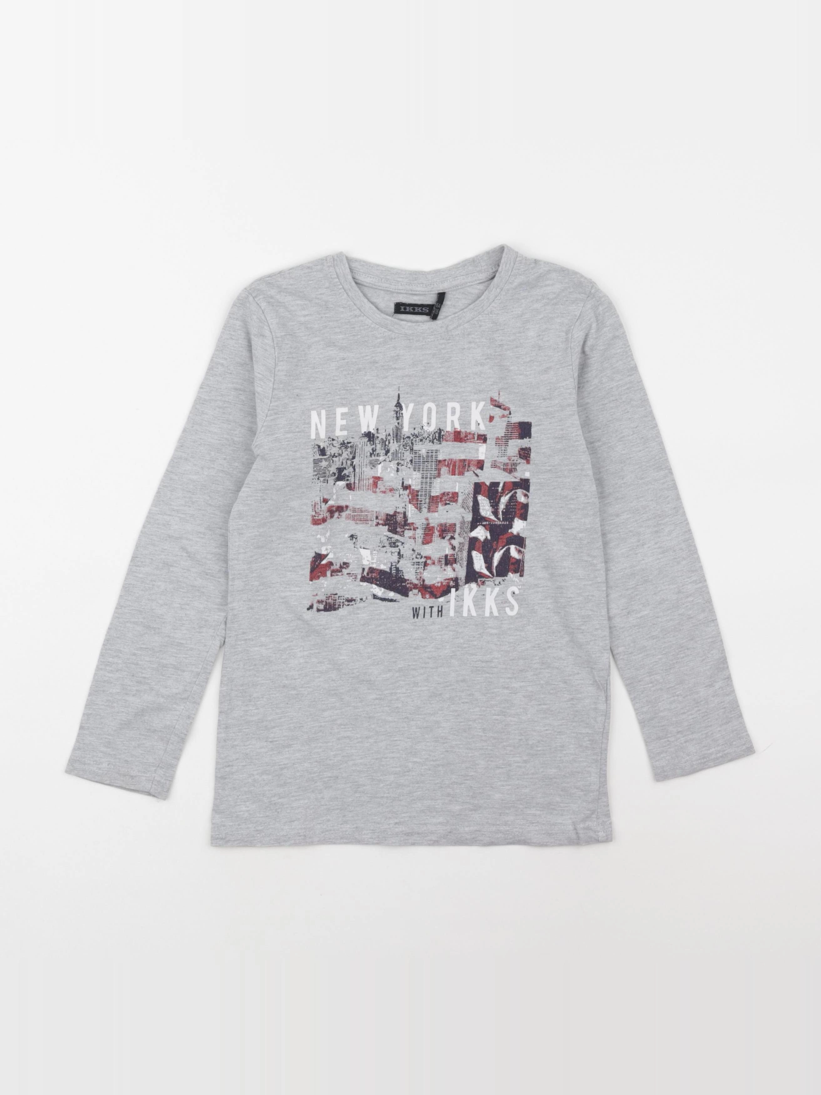 IKKS - tee-shirt gris - 6 ans