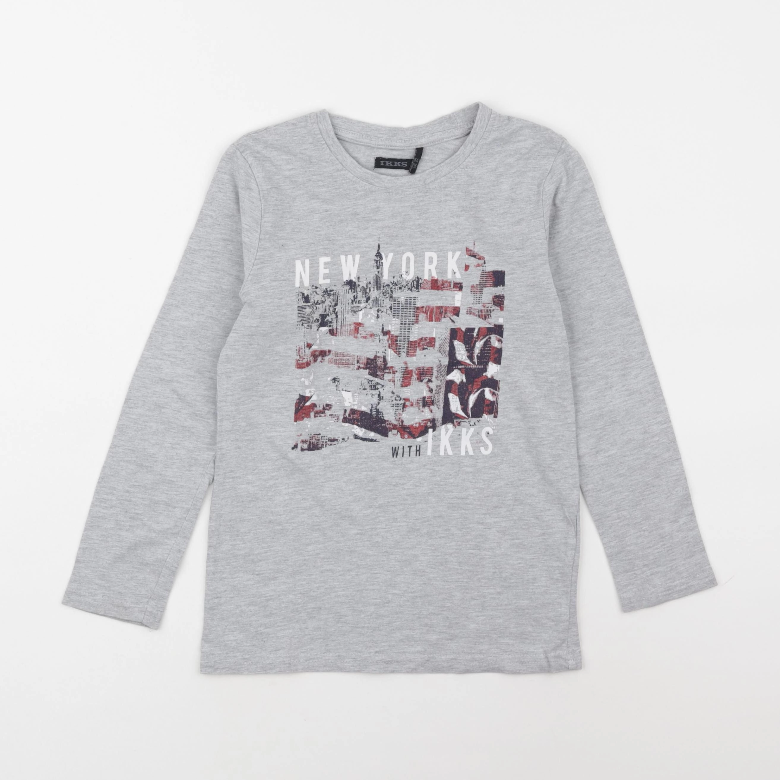 IKKS - tee-shirt gris - 6 ans