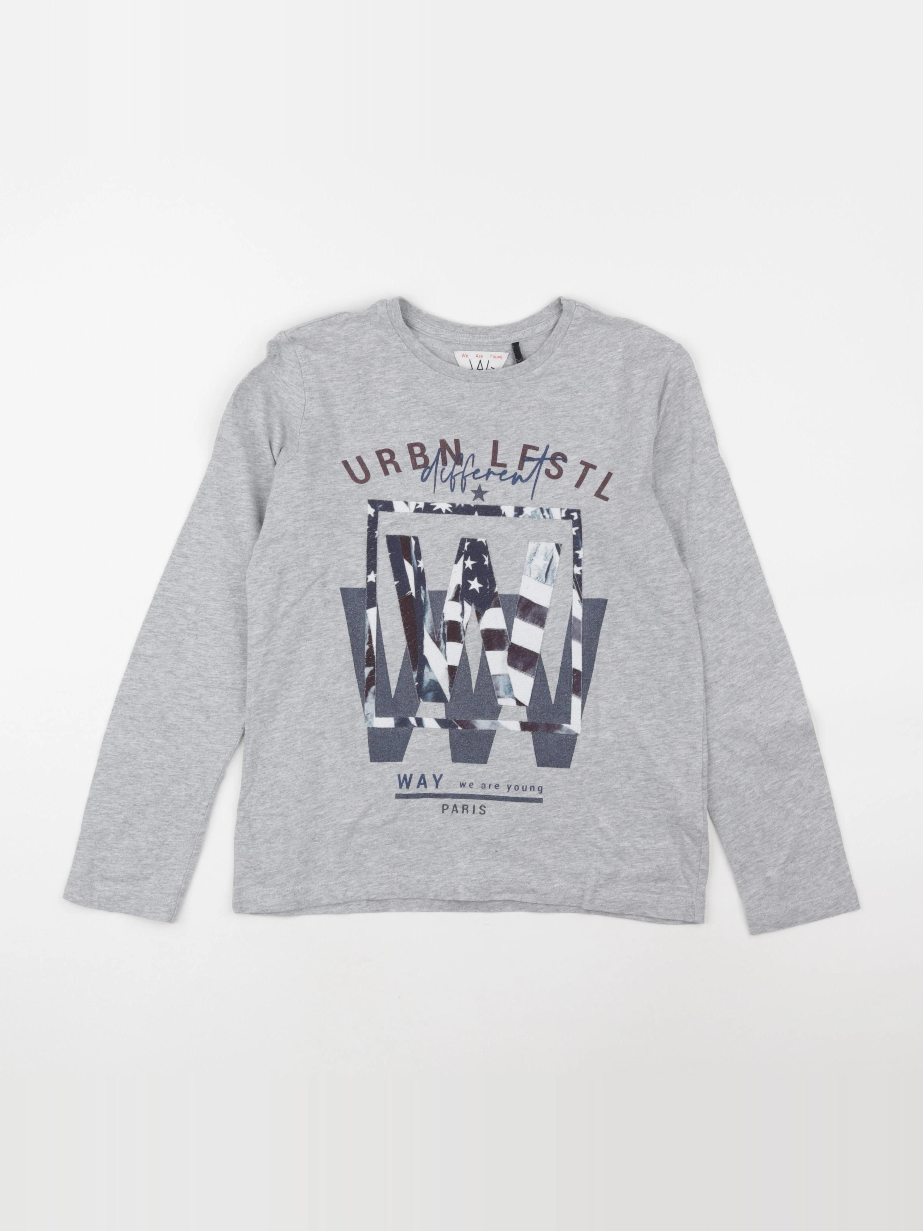 IKKS - tee-shirt gris - 10 ans