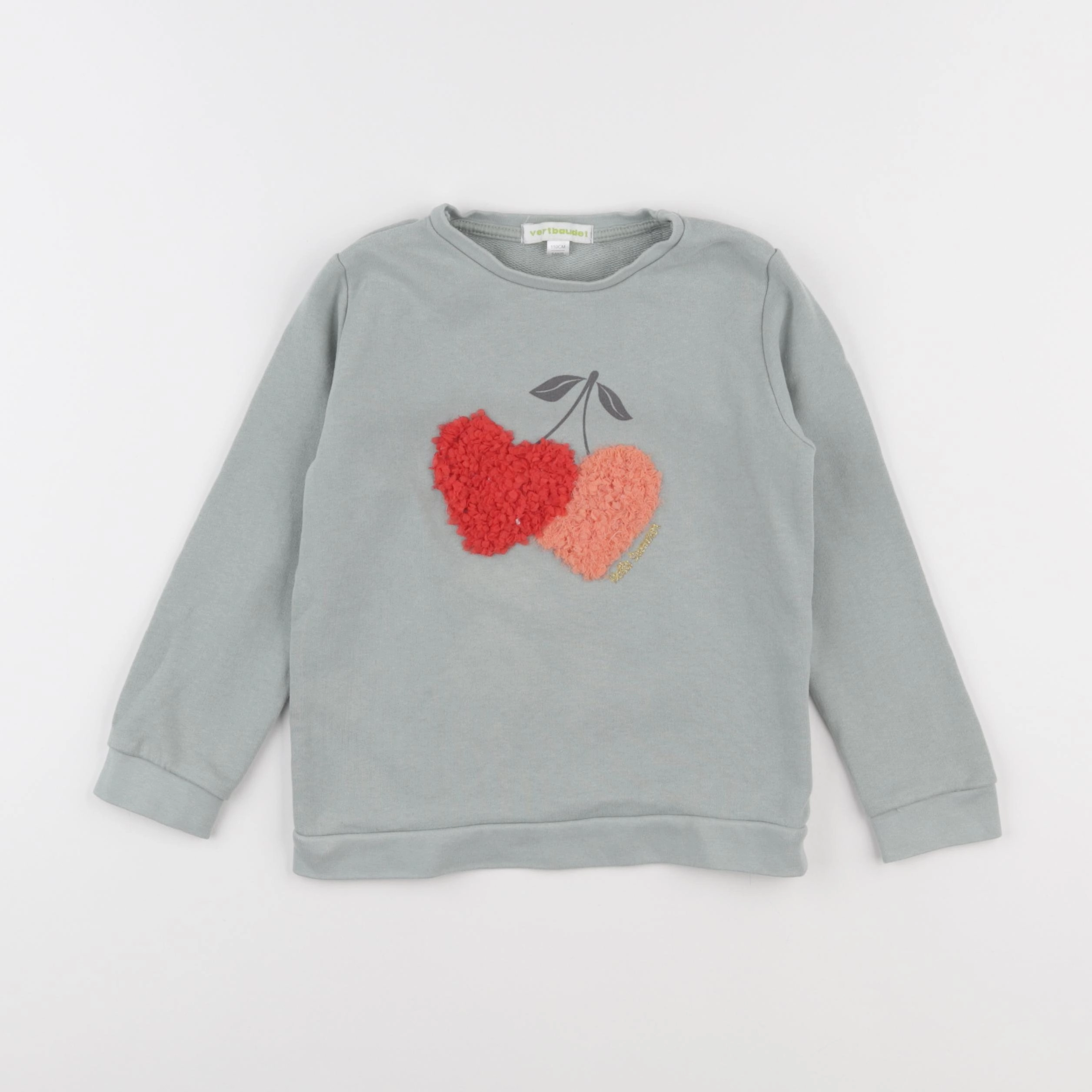 Vertbaudet - sweat multicolore - 5 ans