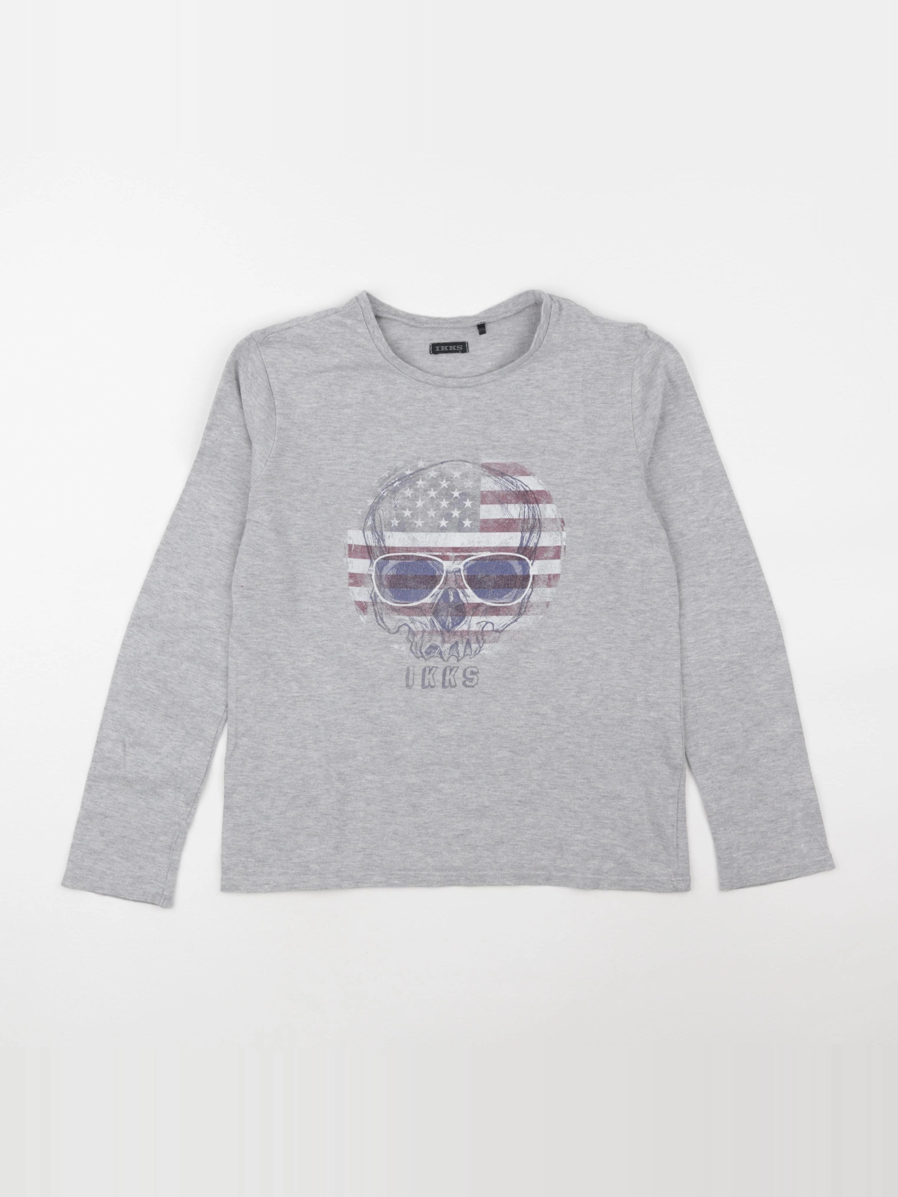 IKKS - tee-shirt gris - 10 ans